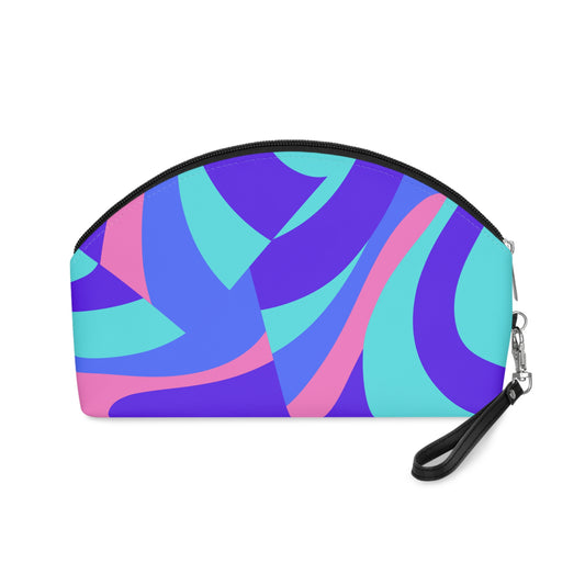 PBP AQUA/PURPLE MAKE UP BAG