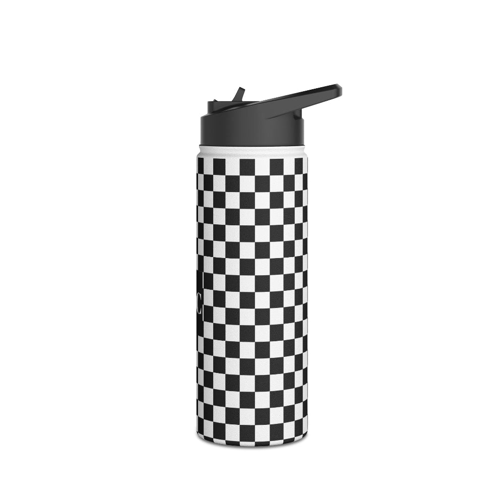 18oz. Chic Bold Drip Personalized Water Bottle for Dad's Diaper Backpack