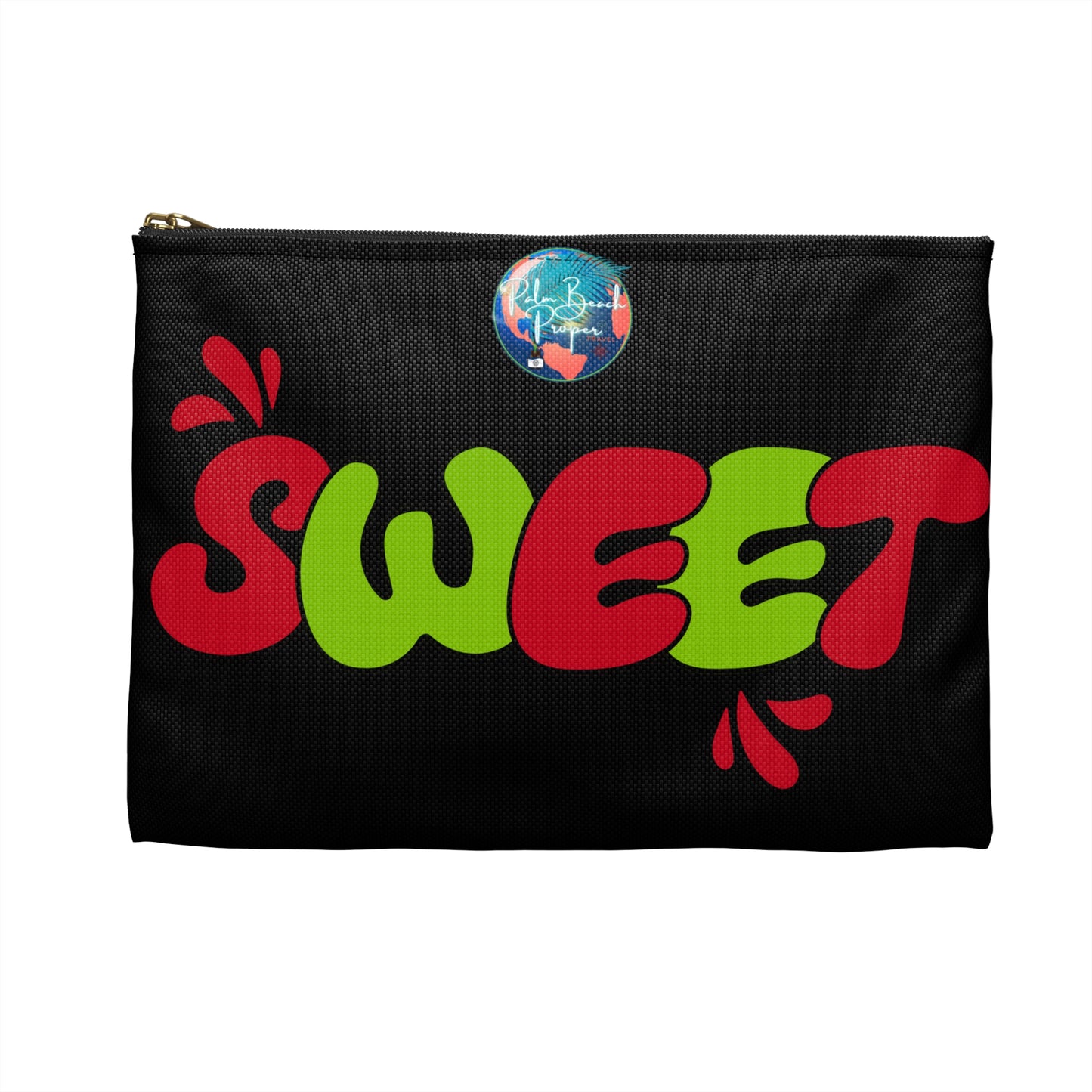 Poppin' Cherry Accessory Pouch for Sweet Lovers, Makeup Bag, Organizing Purse, Gift for Cherry Lovers, Cute Storage