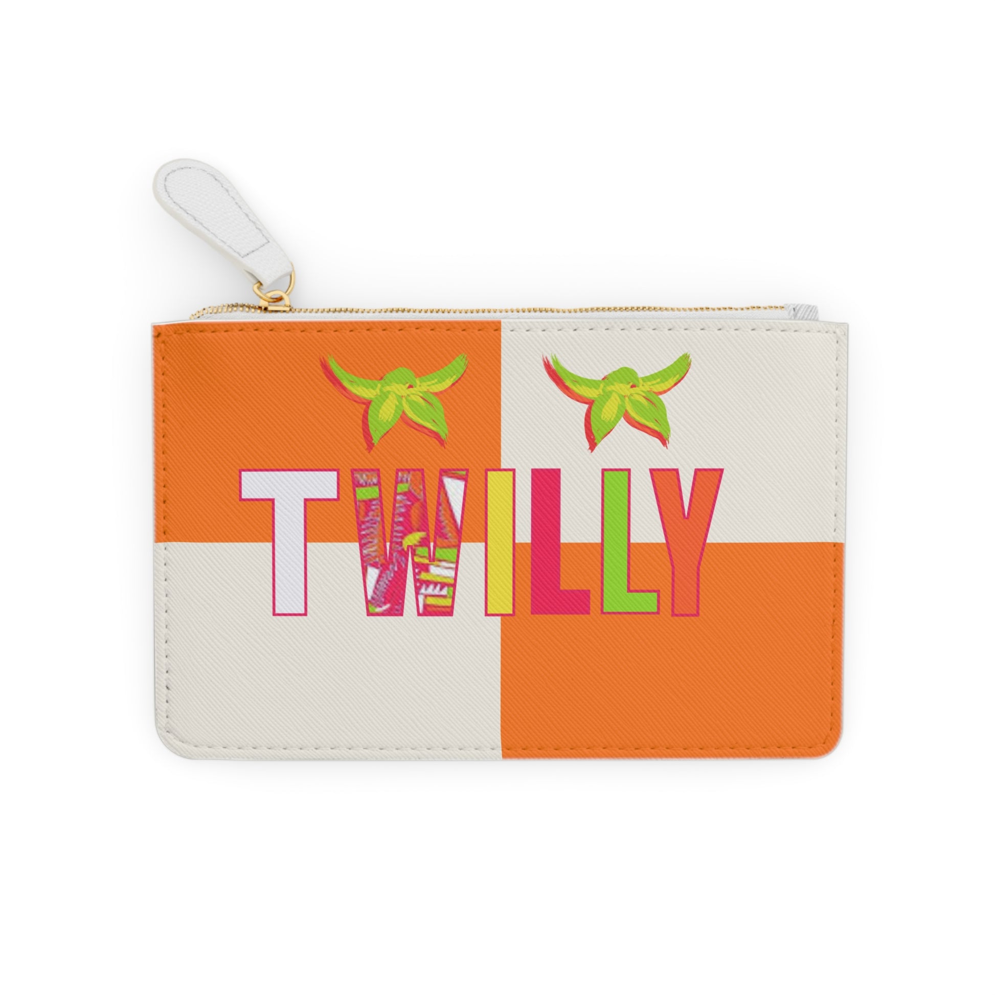 Twilly Away Colorful Mini Clutch Bag, Chic Travel Accessory, Fun Gift for Her, Stylish Cosmetic Pouch, Summer Party Favor