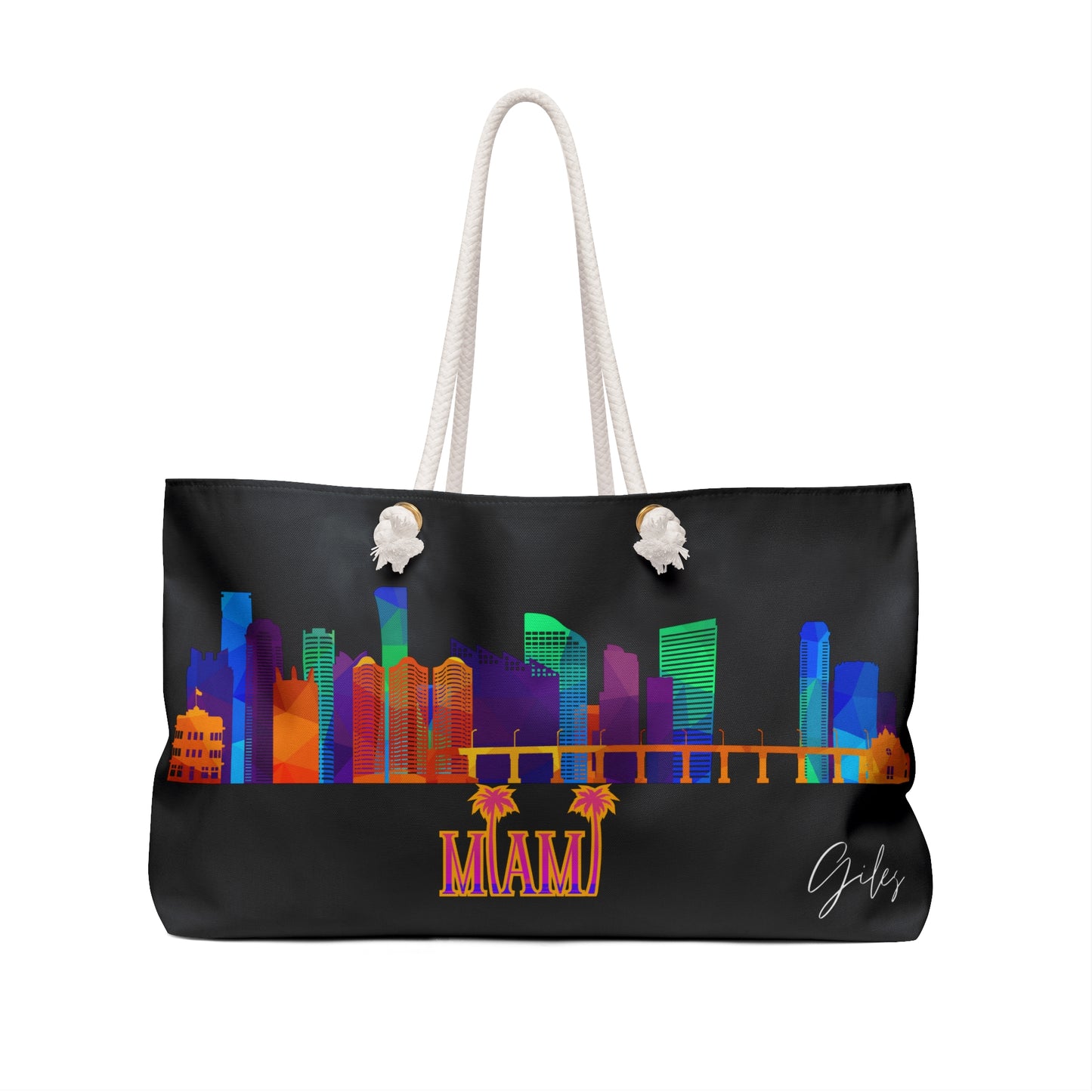 PBP "Miami At Night- Inspired by Giles" Tote