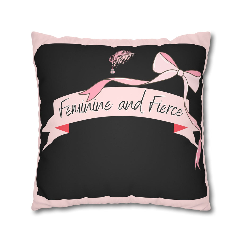 Ballerina/Fierce Suede Square Pillow Case Double sided