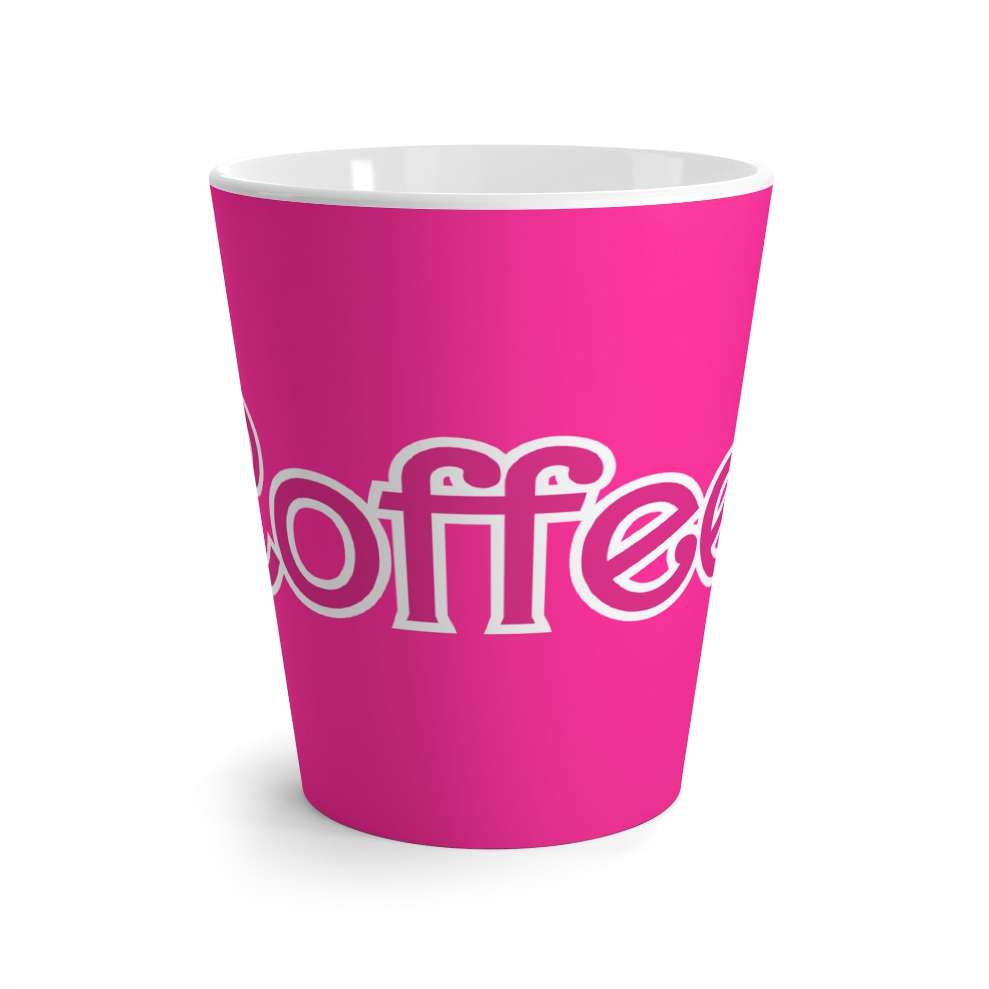PINK INSPIRED LATTE COFFEE MUG