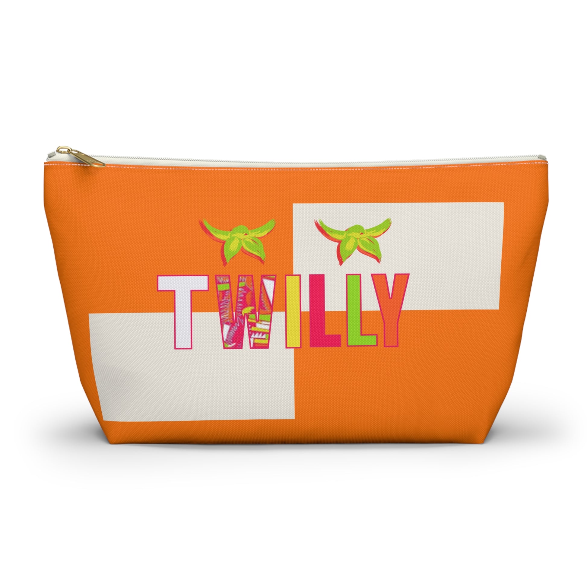 Twilly Away Vibrant Accessory Pouch, Colorful Makeup Bag, Travel Organizer, Fun Gift for Teens, Cute Pencil Case, Daily Essentials Holder