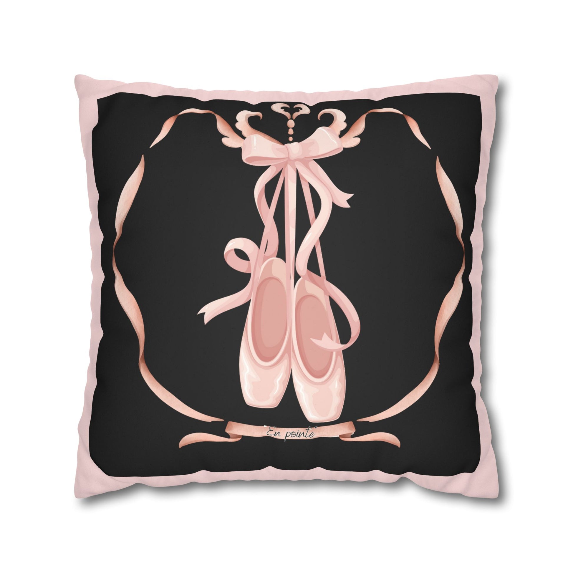 Ballerina/Fierce Suede Square Pillow Case Double sided