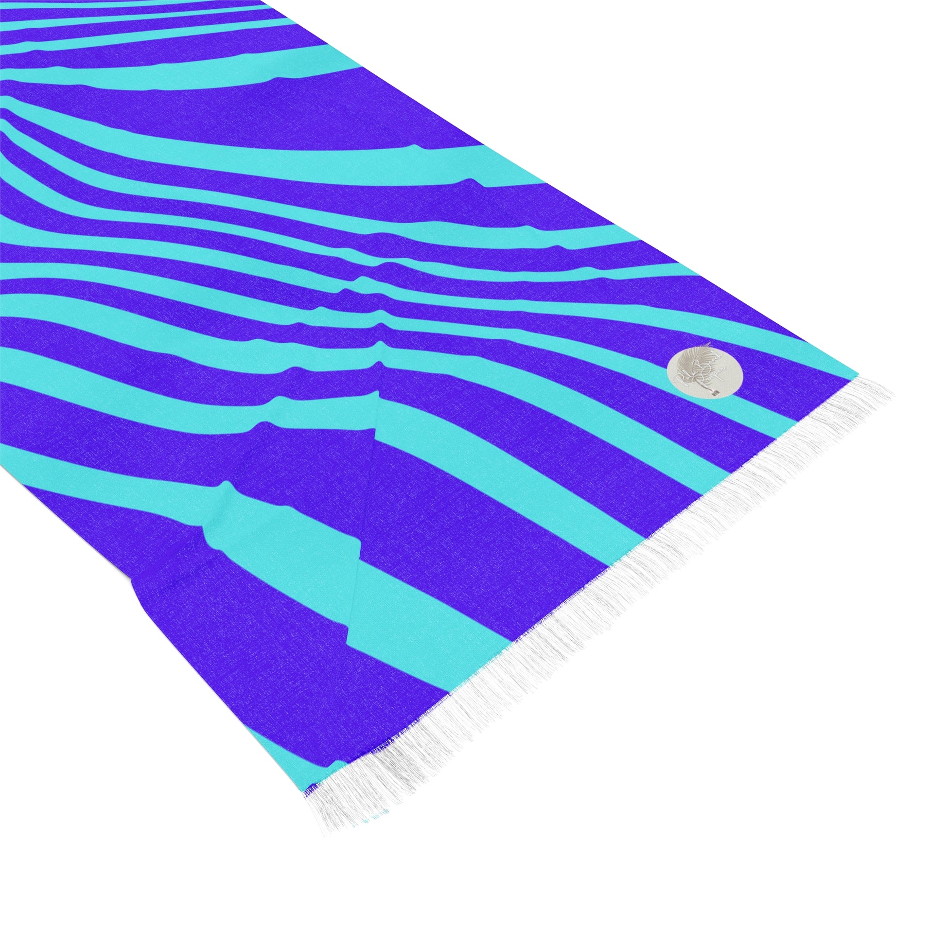 AQUA/PURPLE BATHING SUIT WRAP (27X71)