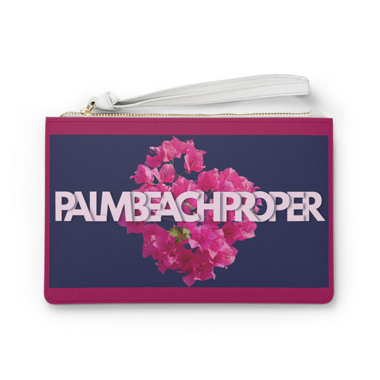 Faux Leather Clutch Bag