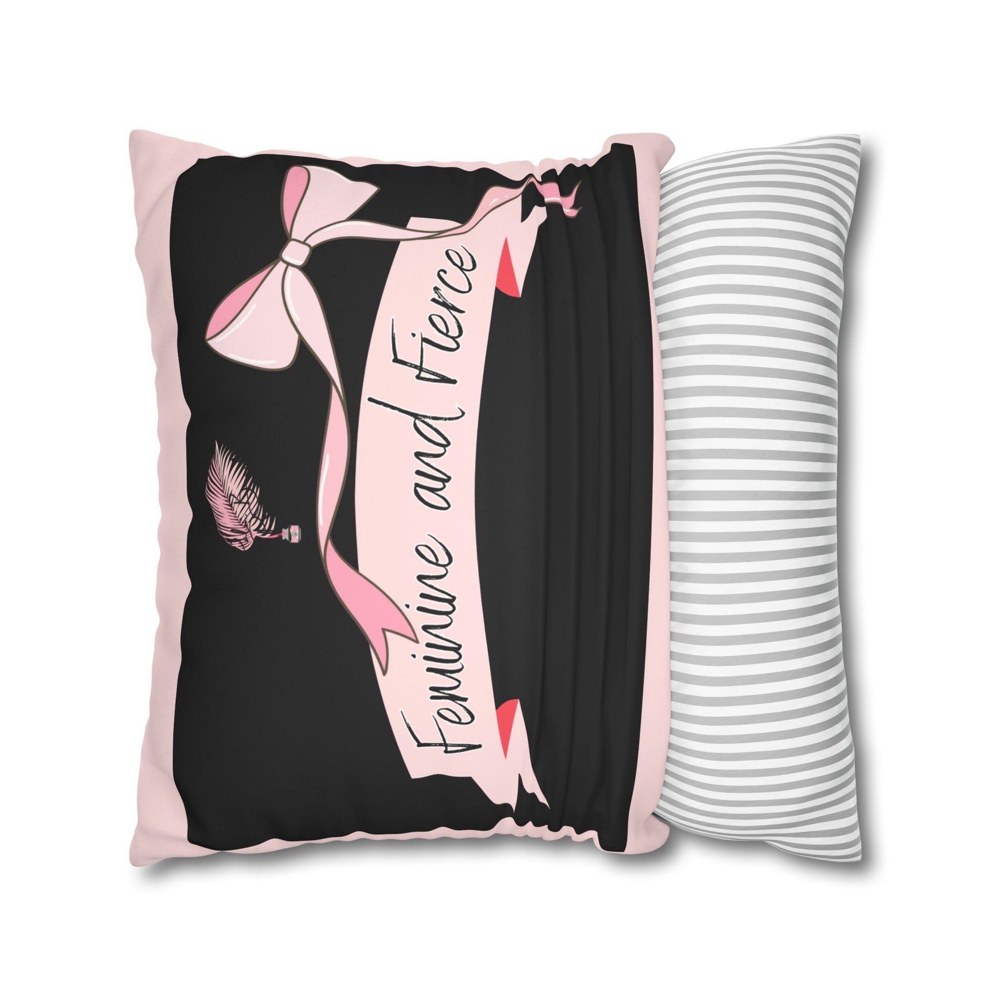 Ballerina/Fierce Suede Square Pillow Case Double sided