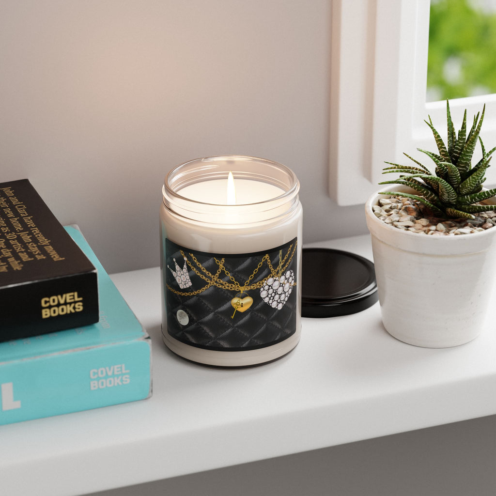 Chanel Inspired Scented Soy Candle, White sage and Lavender