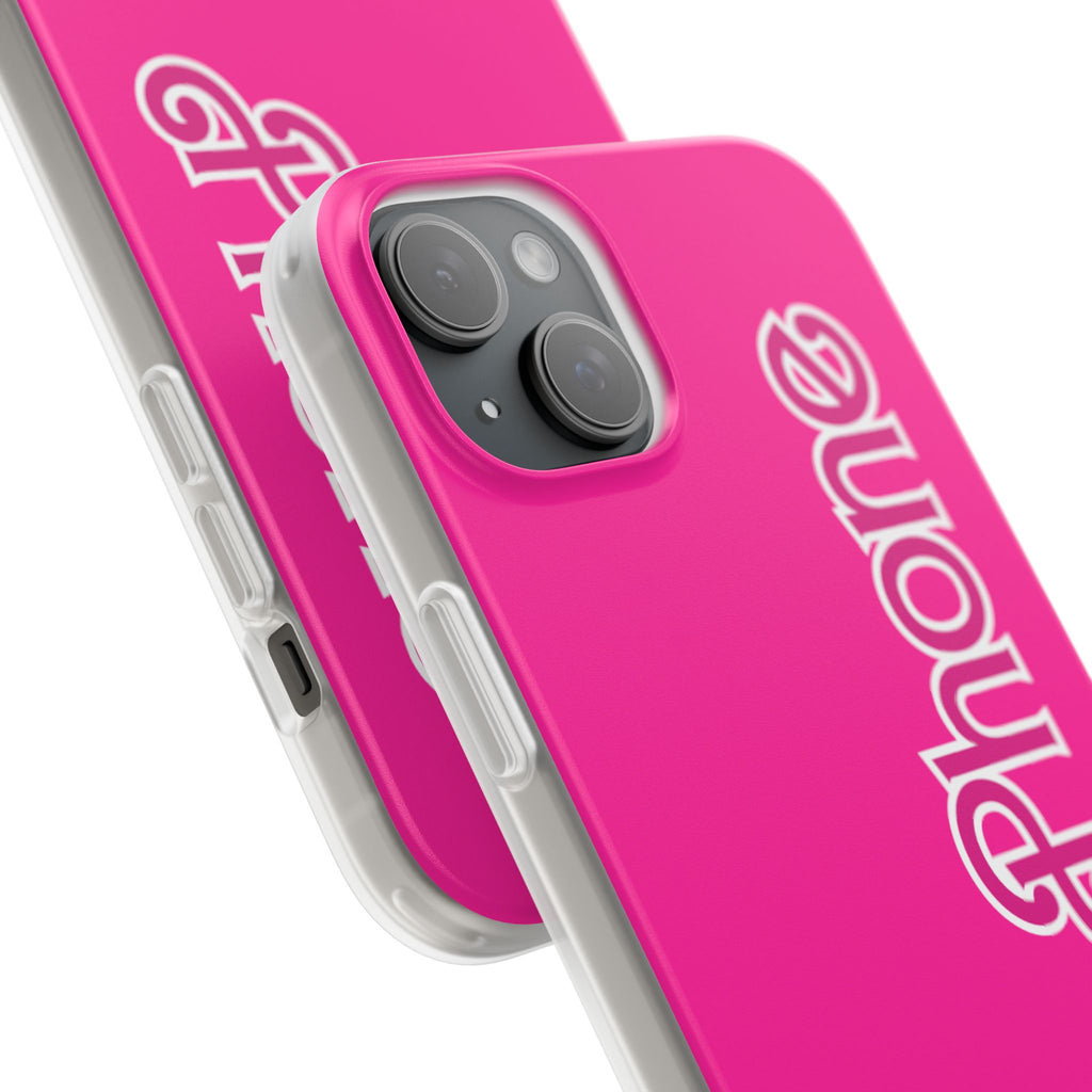 PINK INSPIRED PHONE CASE I-PHONE 14-16