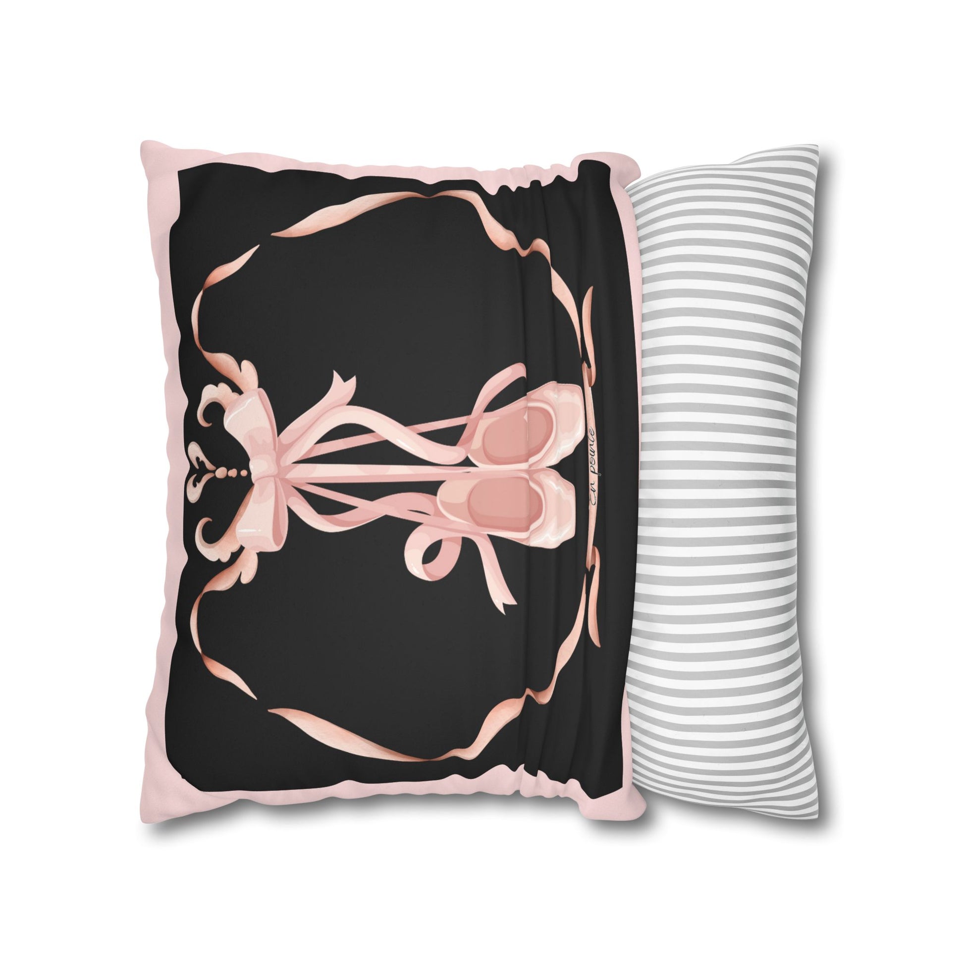 Ballerina/Fierce Suede Square Pillow Case Double sided