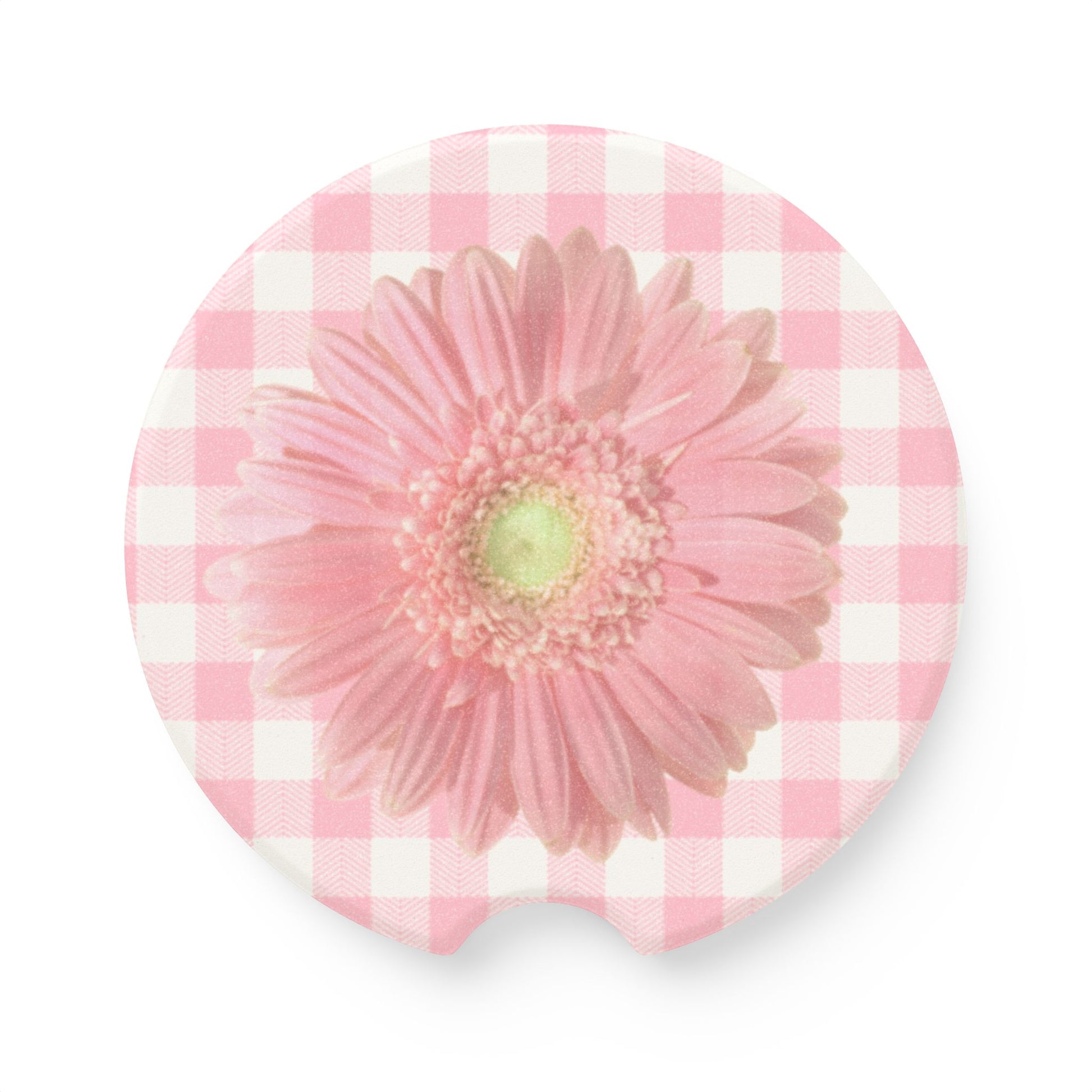 Cottage Cozy Car Coaster Set - Cute Drink Coasters for Cars, Flower Coaster, Vehicle Accessories, Gift for Her, Cute Pink Decor
