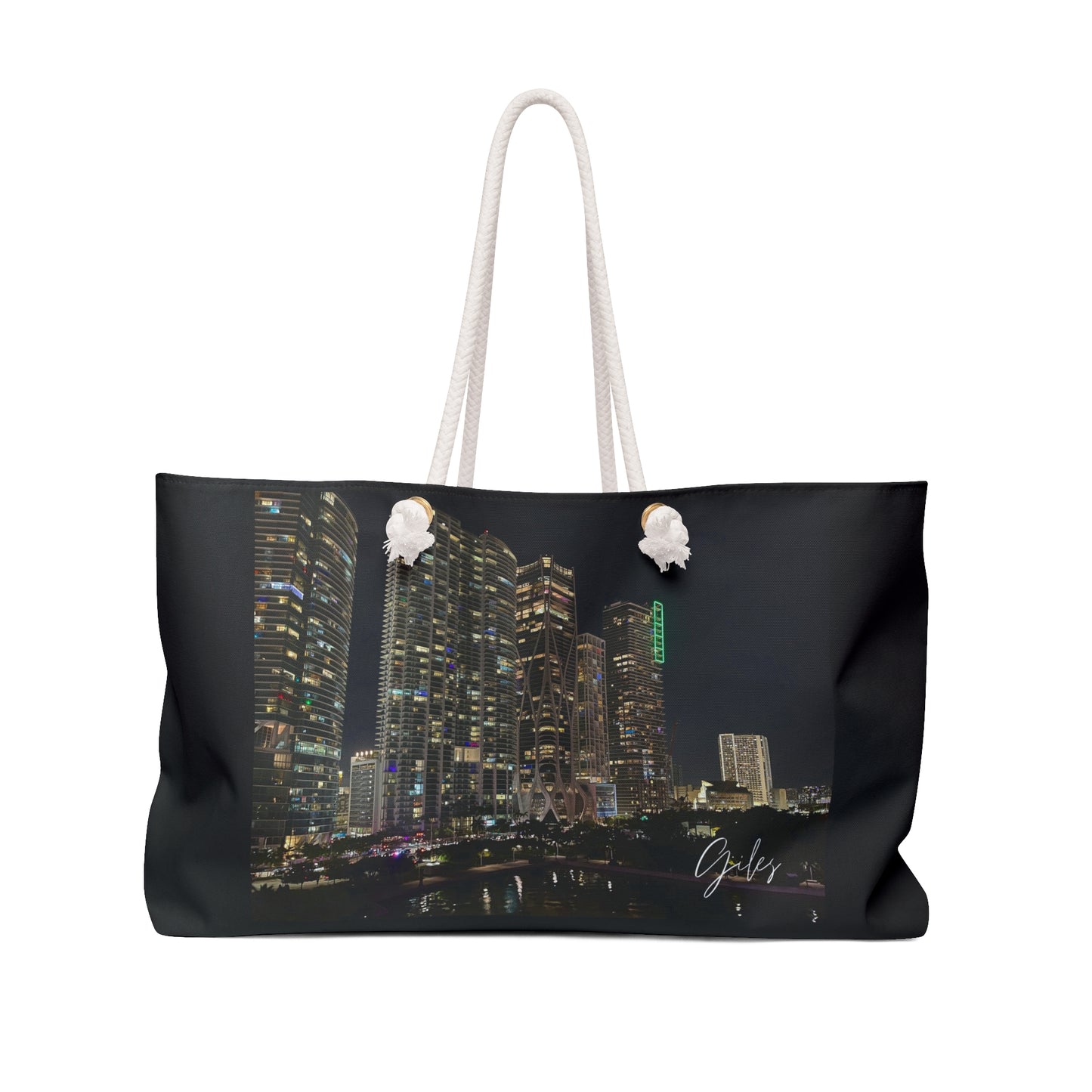 PBP "Miami At Night- Inspired by Giles" Tote