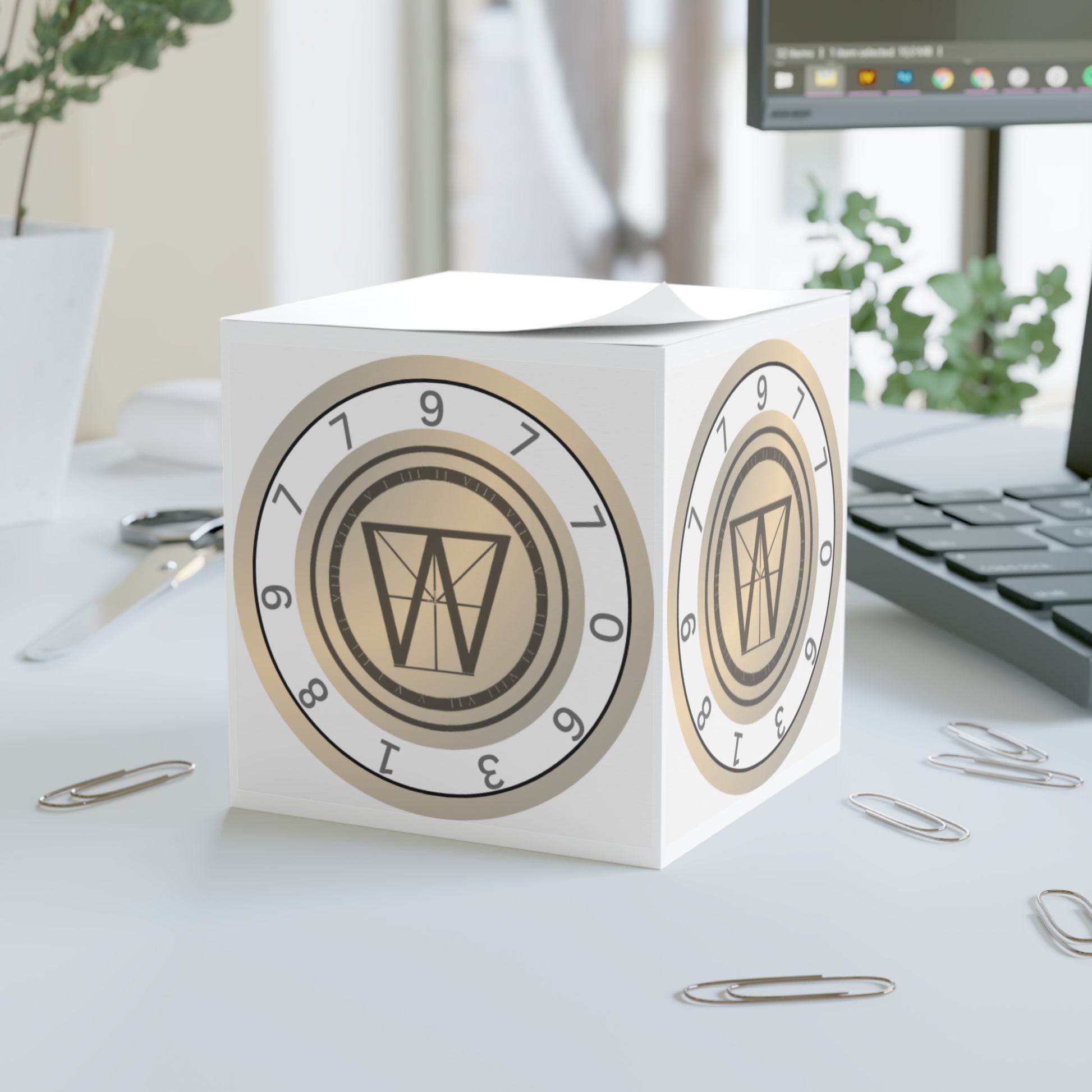 Wealth Sigil Paper Cube