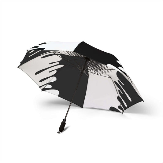 Chic Drip Umbrella - Stylish Foldable Umbrella for Rainy Days, Black and White Design, Gift for Her, Trendy Accessory, Everyday Use, [...]