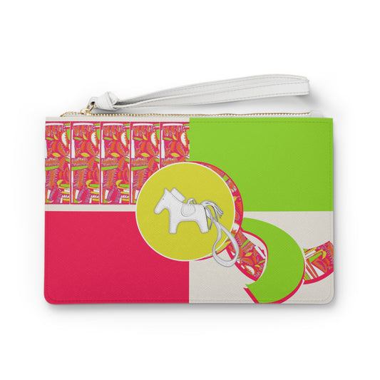 Twilly Away Vibrant Clutch Bag for Trendy Outings
