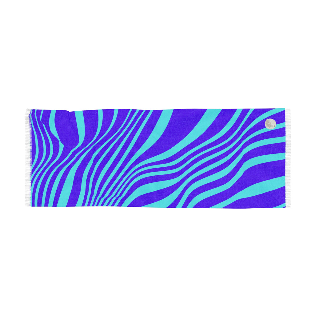 AQUA/PURPLE BATHING SUIT WRAP (27X71)