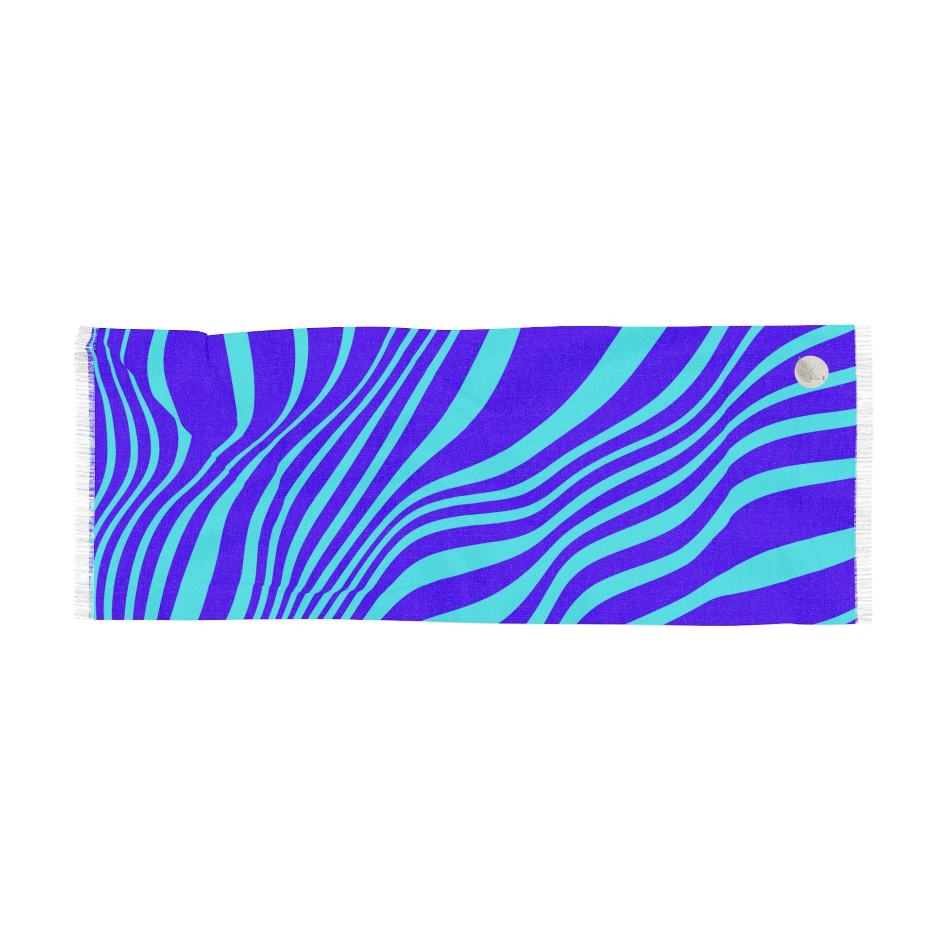 AQUA/PURPLE BATHING SUIT WRAP (27X71)
