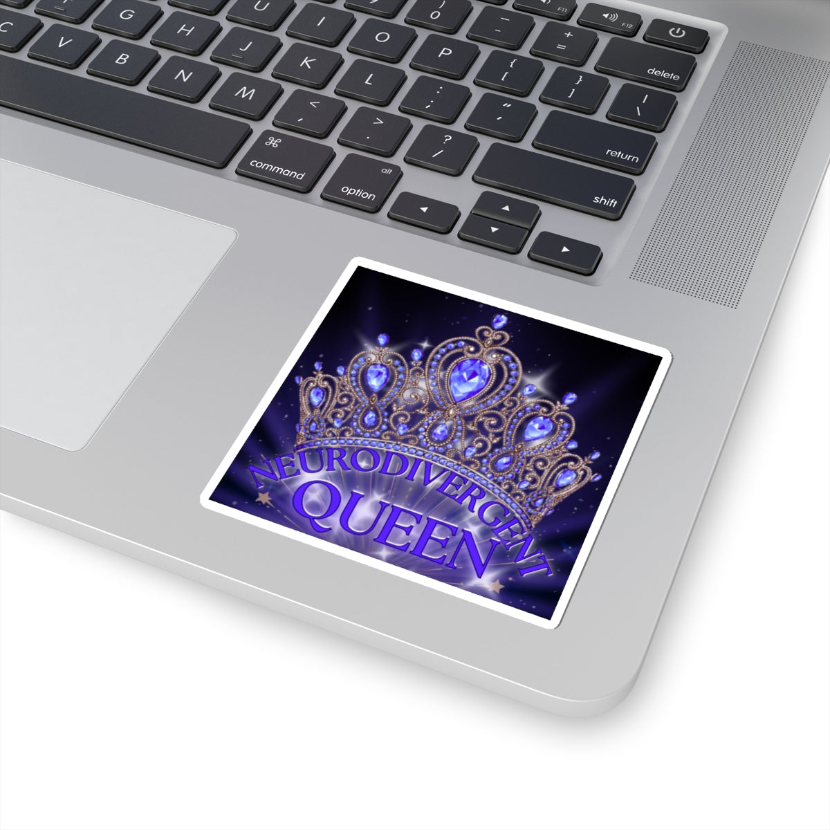 Neurodivergent Queen Stickers, Empowering Stickers, Crown Sticker, Mental Health Awareness, Gift for Neurodiverse Individuals