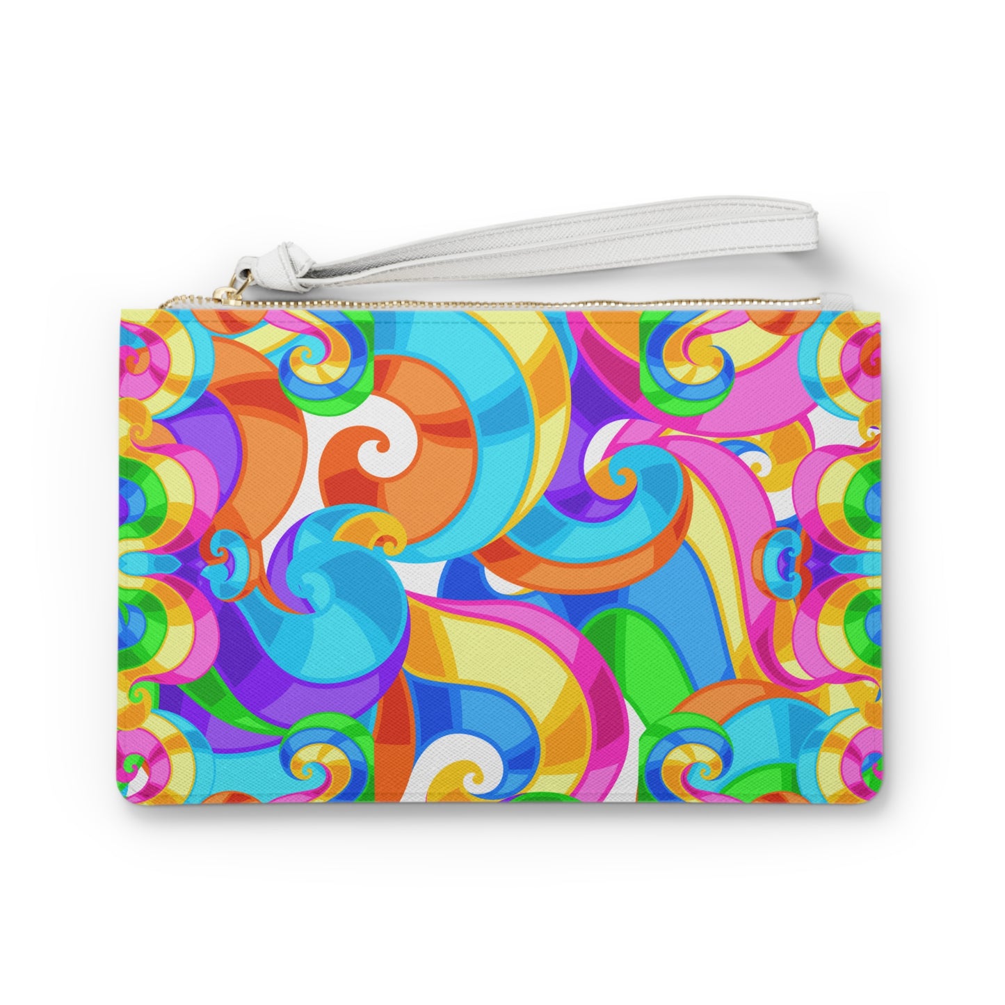 Faux Leather Clutch Bag