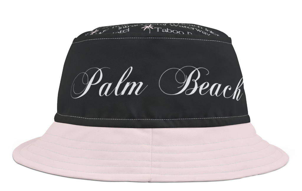 Palm Beach Blk/pink hat