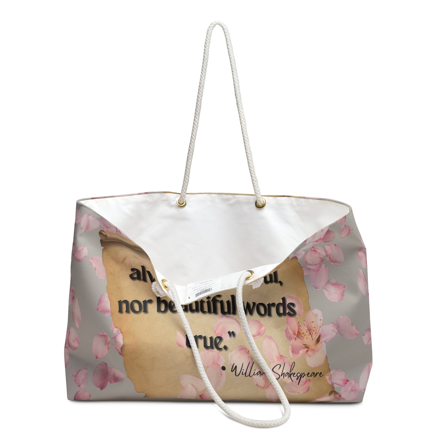 PBP W. Shakespeare Quote Tote