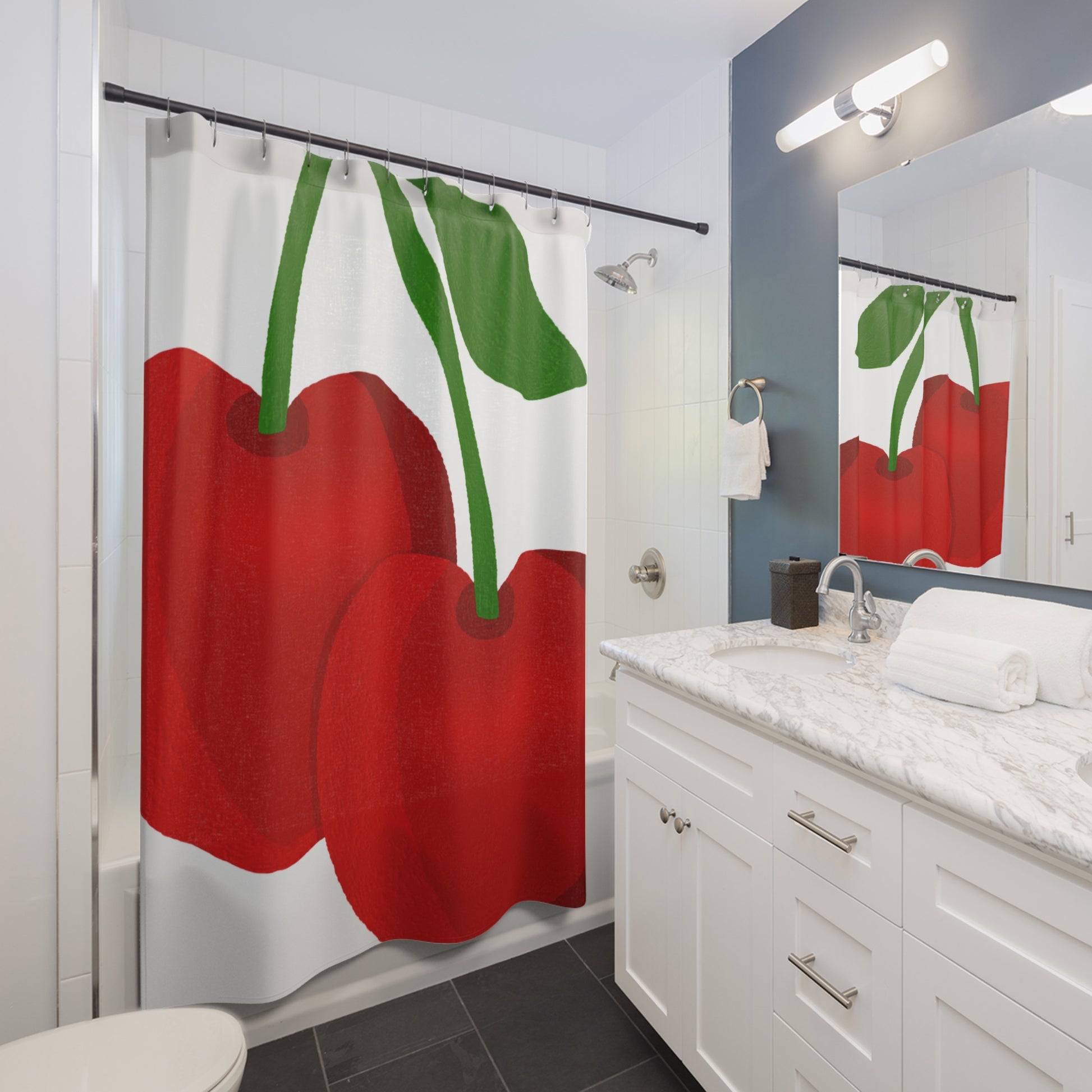 CHERRY Shower Curtains