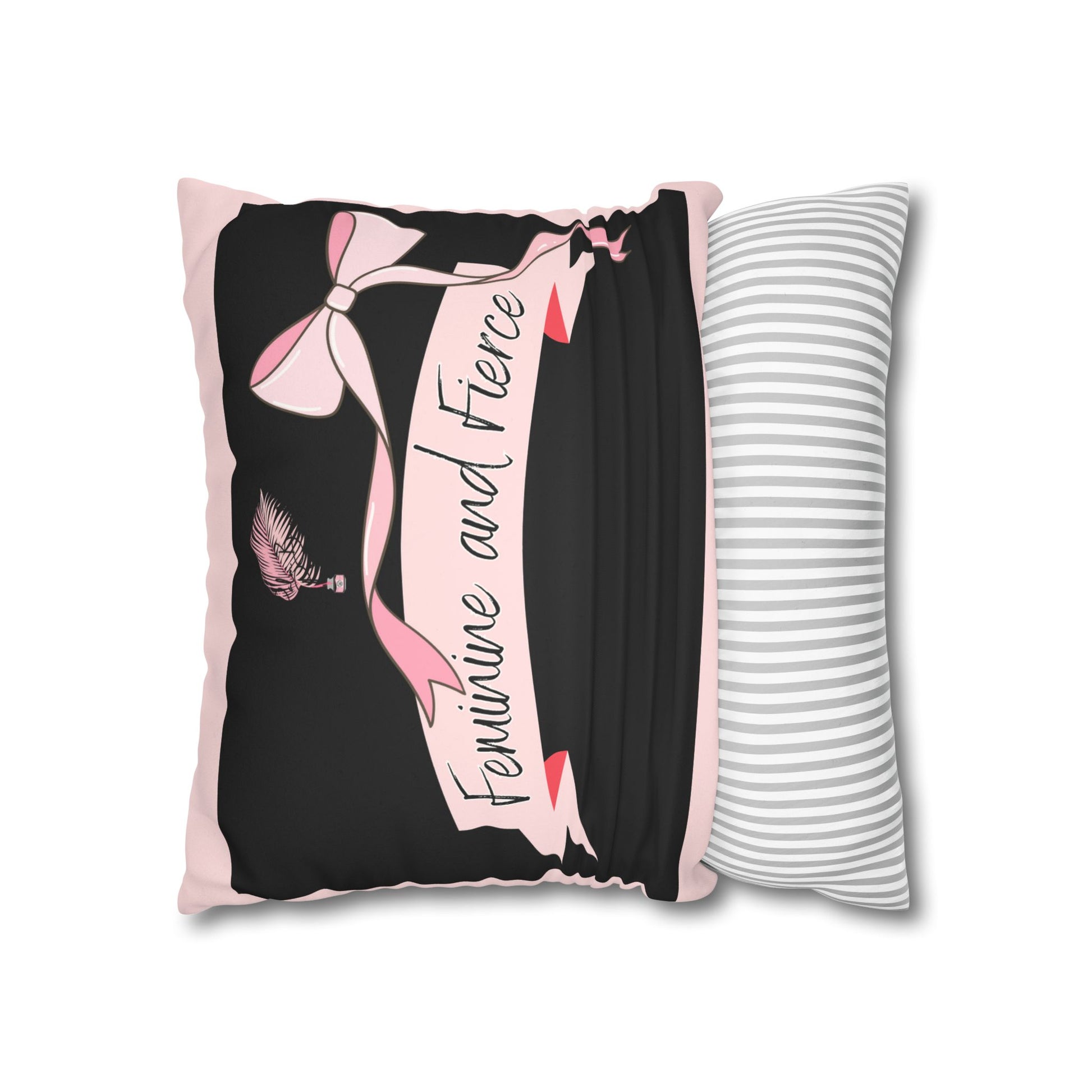 Ballerina/Fierce Suede Square Pillow Case Double sided