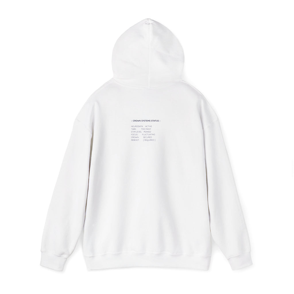 NEURODIVERGENT Queen-Themed Unisex Heavy Blend™ Hooded Sweatshirt | Cozy Streetwear, Perfect Gift, Celebrations, Empowerment, Stylish Comfort