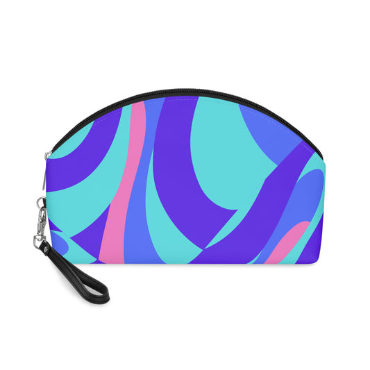 PBP AQUA/PURPLE MAKE UP BAG