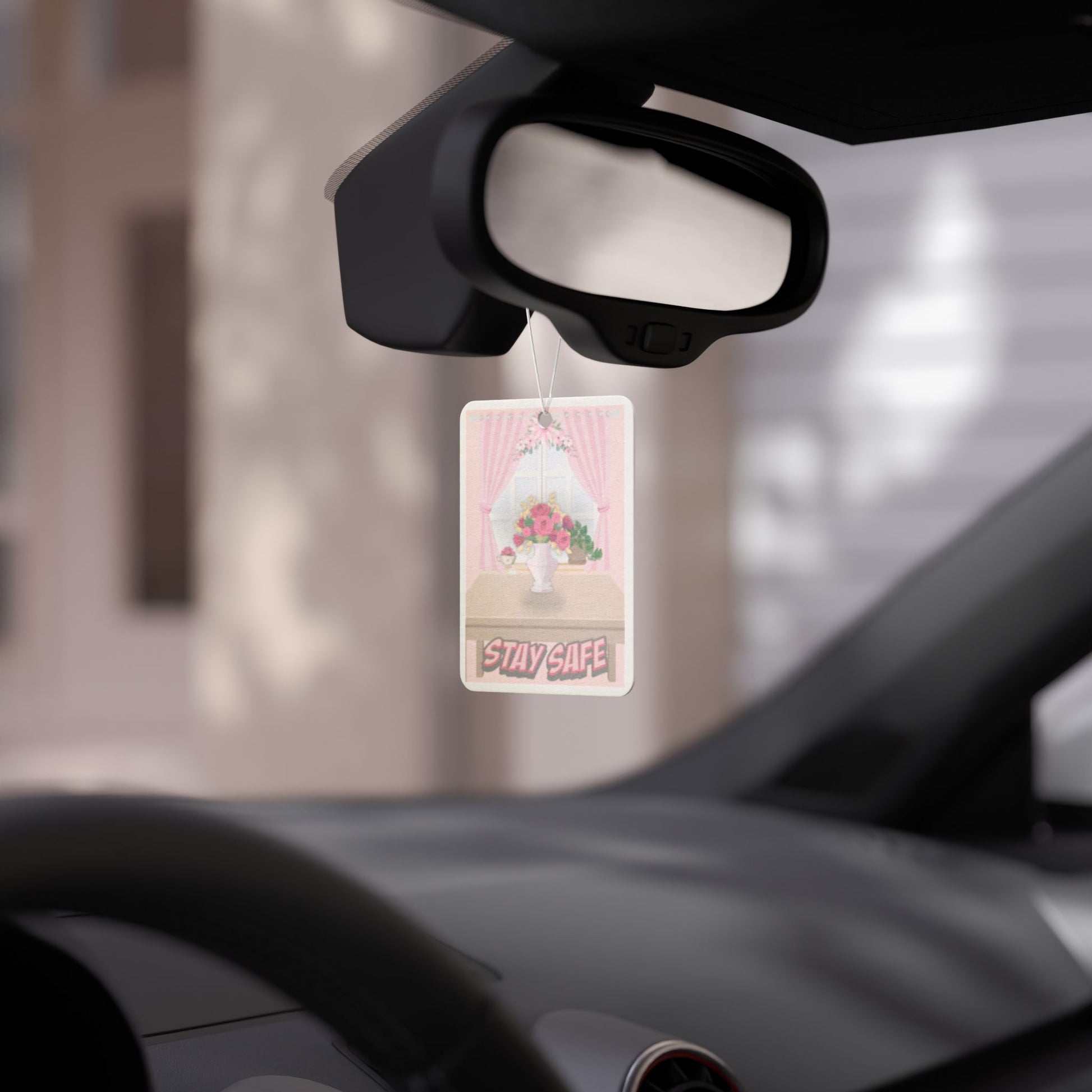 Cottage Cozy 2 Air Freshener  - Stay Safe Car Fragrance, Cute Car Decor, Gift for Pet Lovers, Mother's Day, Travel Essentials