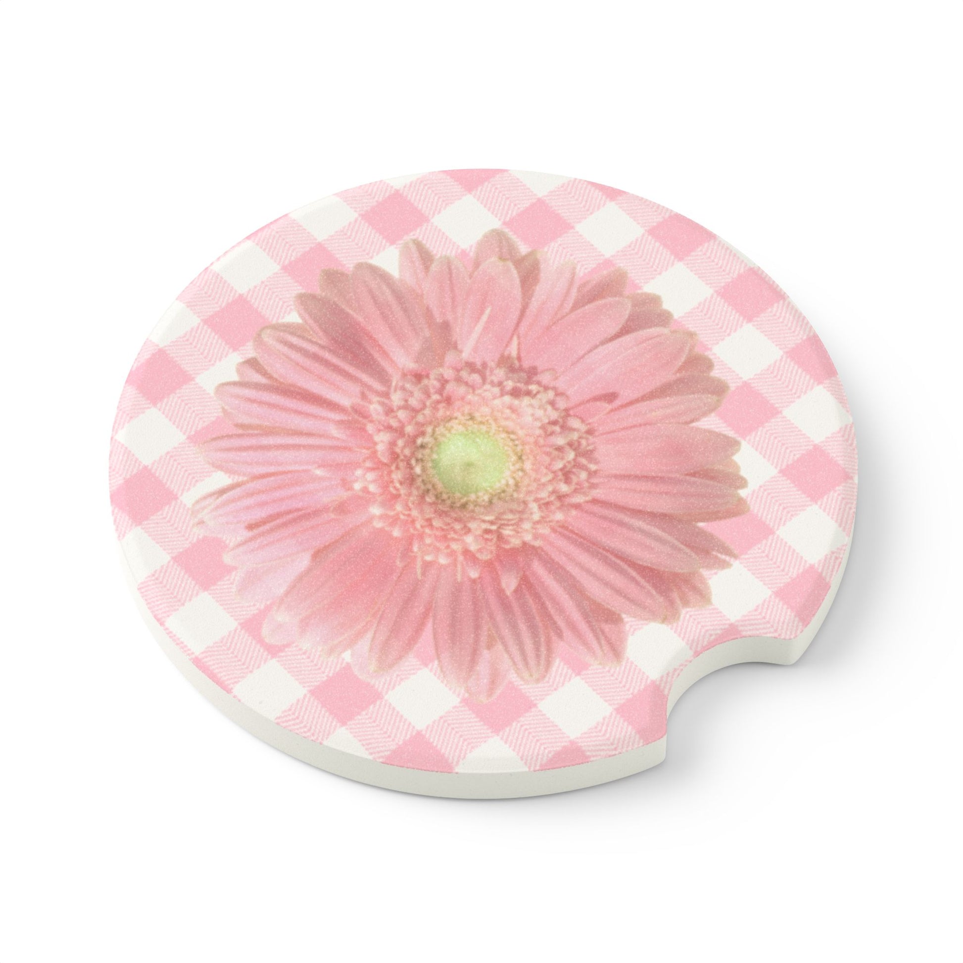 Cottage Cozy Car Coaster Set - Cute Drink Coasters for Cars, Flower Coaster, Vehicle Accessories, Gift for Her, Cute Pink Decor