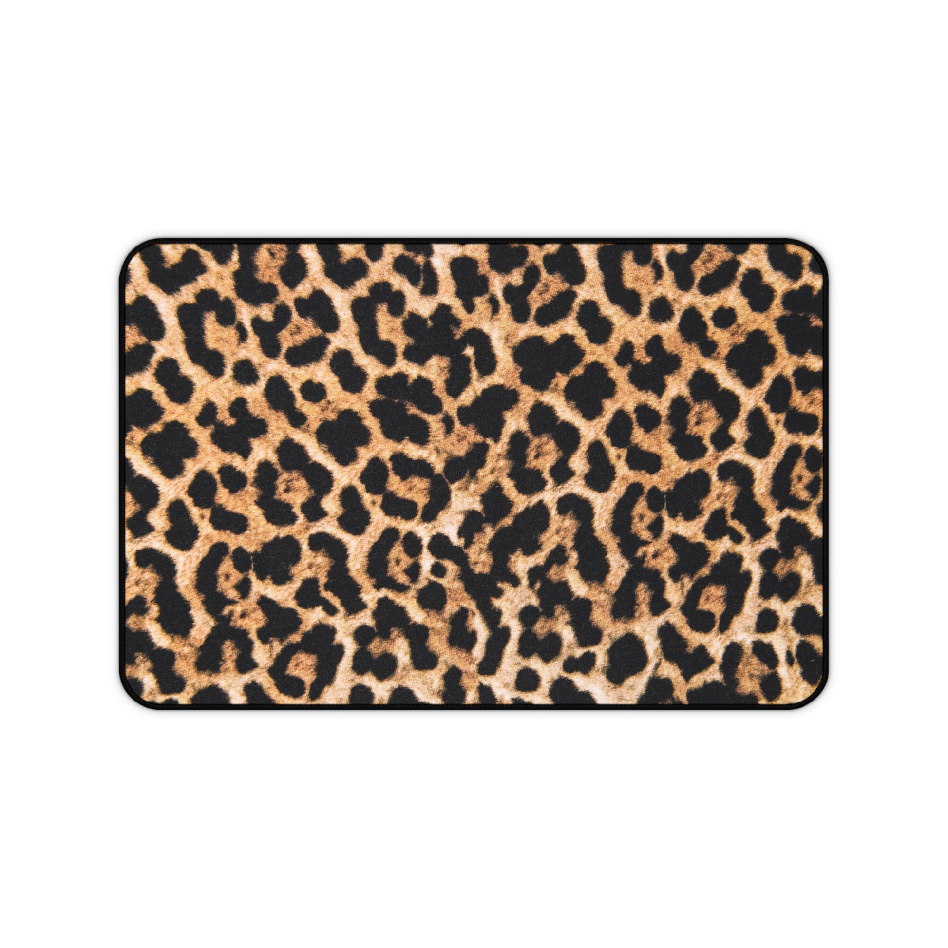 Leopard Print Desk Mat, Cozy Workspace Decor, Office Gifts, Stylish Accessories, Animal Print Desk Pad, Desk Organizer