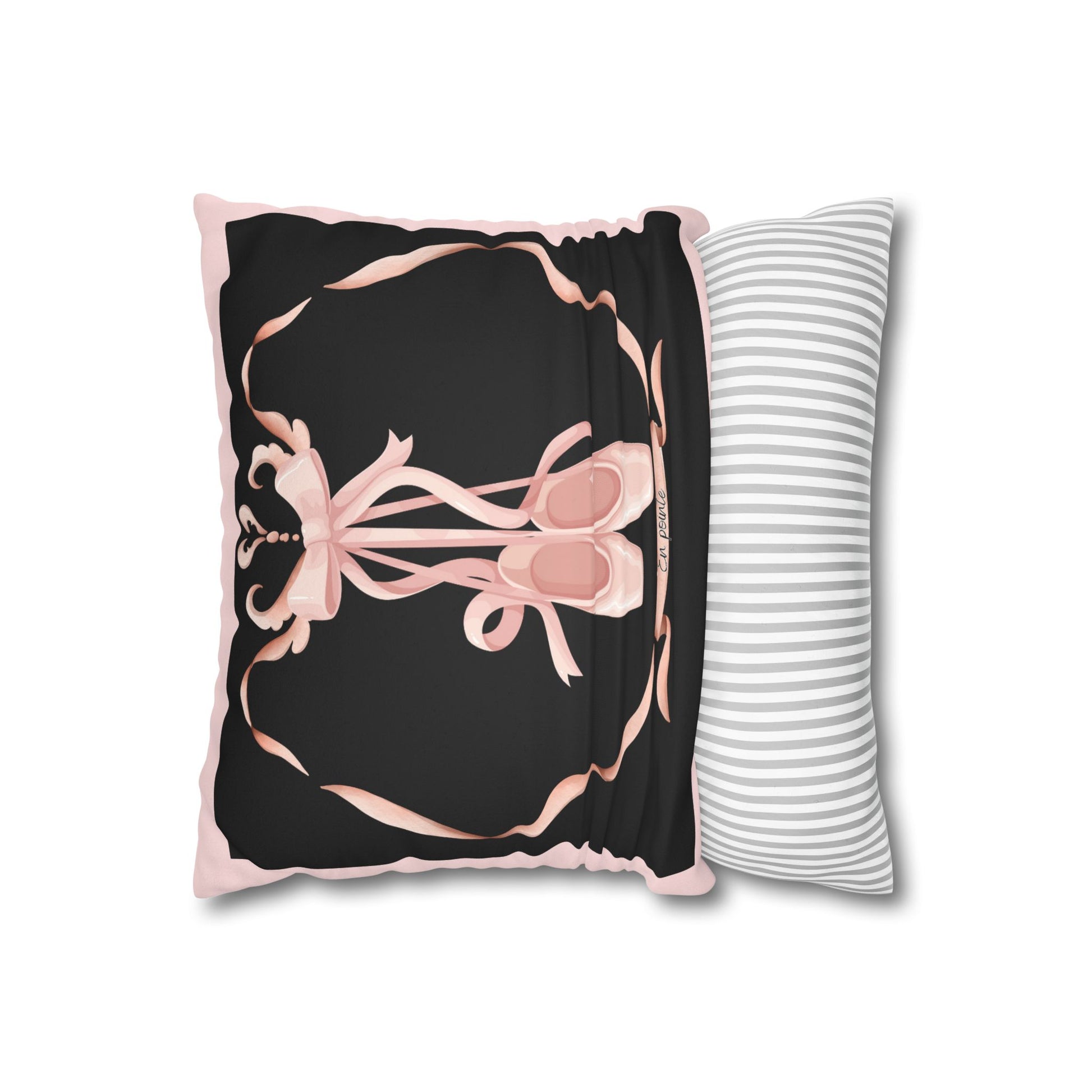 Ballerina/Fierce Suede Square Pillow Case Double sided