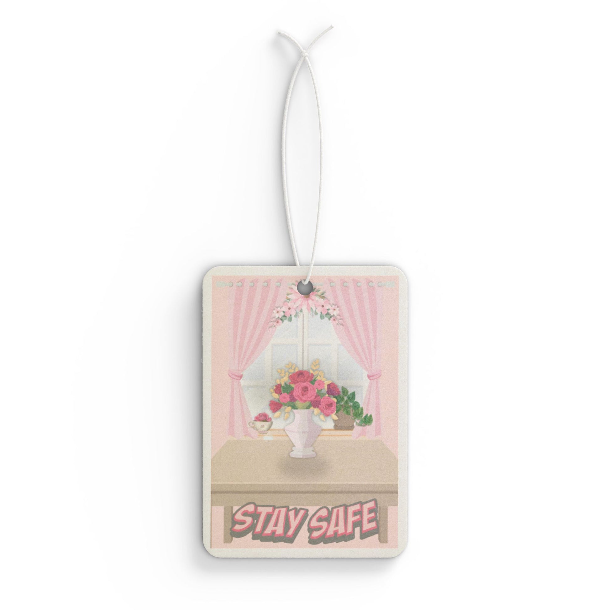 Cottage Cozy 2 Air Freshener  - Stay Safe Car Fragrance, Cute Car Decor, Gift for Pet Lovers, Mother's Day, Travel Essentials
