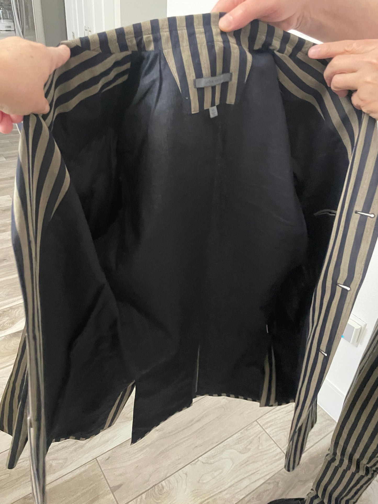 John Varvatos Striped Vintage Suit