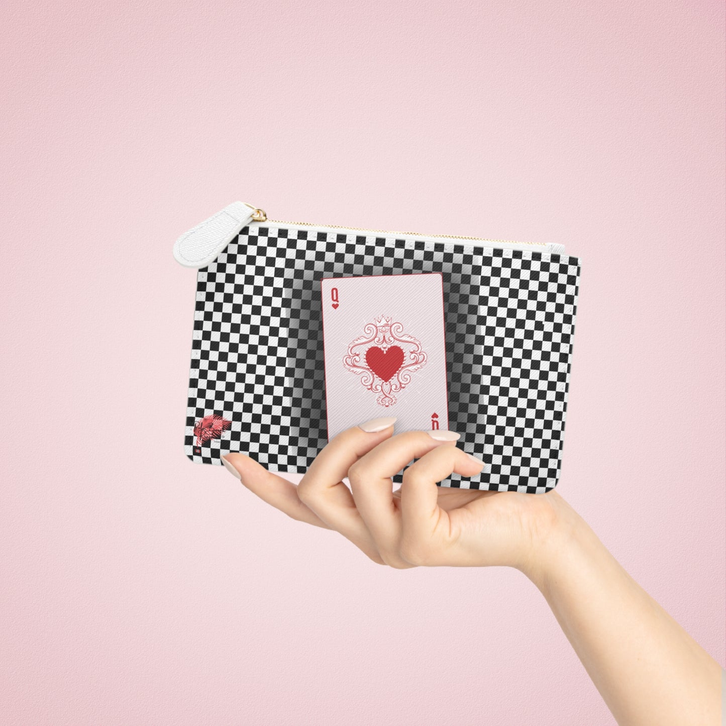 Ace in your pocket! Mini Clutch Bag Queen of Hearts