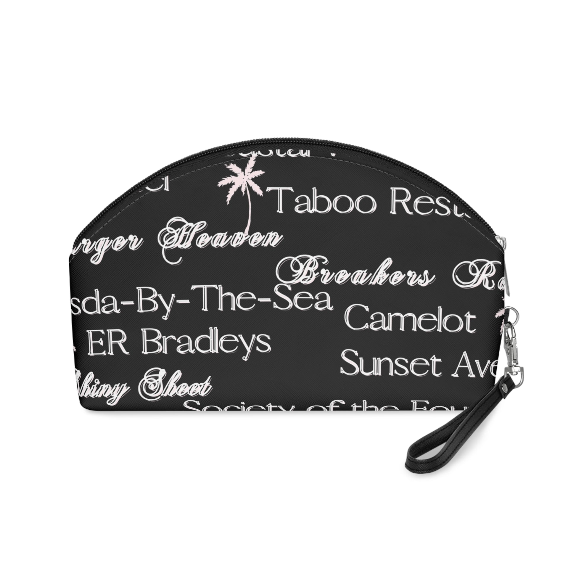 Makeup Bag Palm Beach Blk/pnk