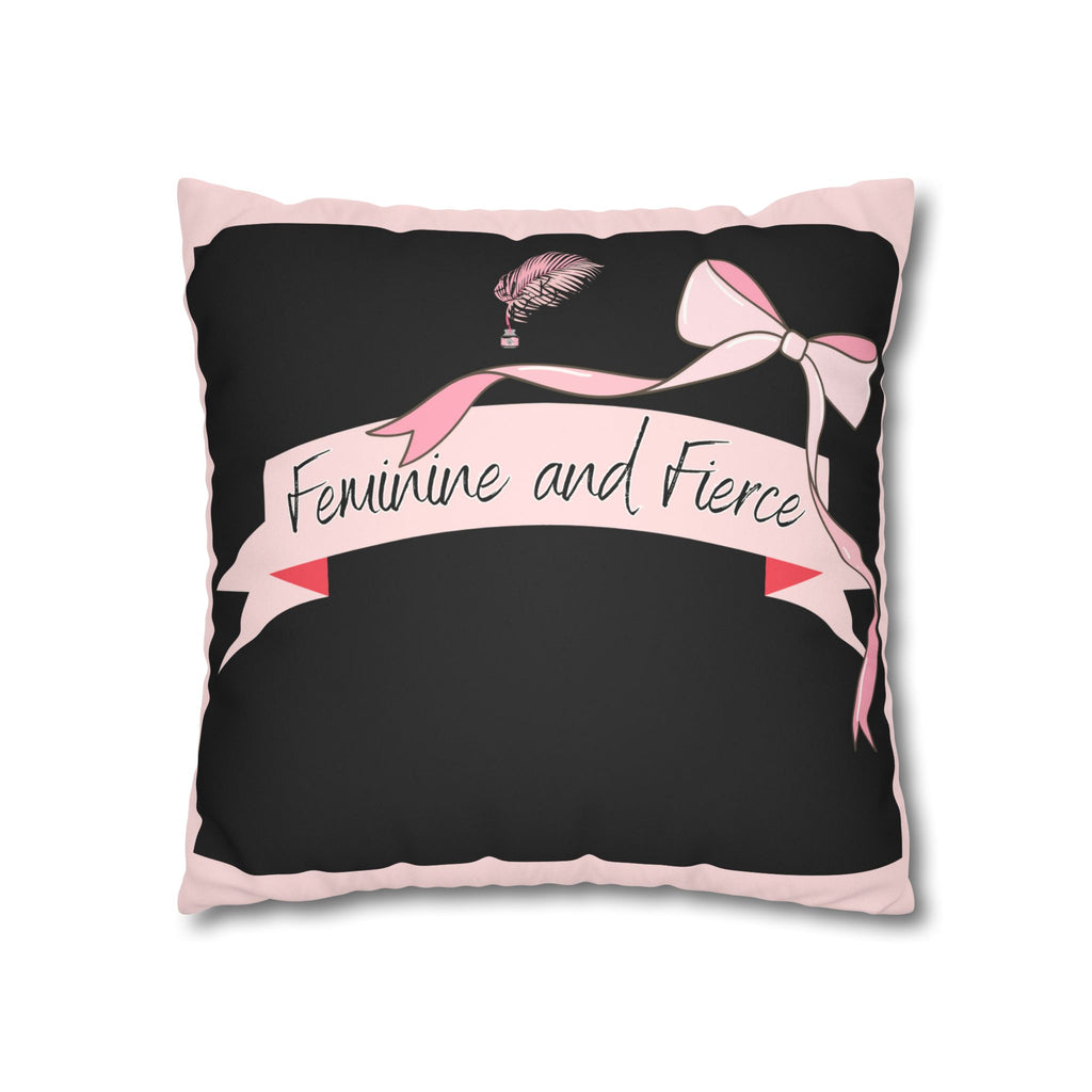 Ballerina/Fierce Suede Square Pillow Case Double sided