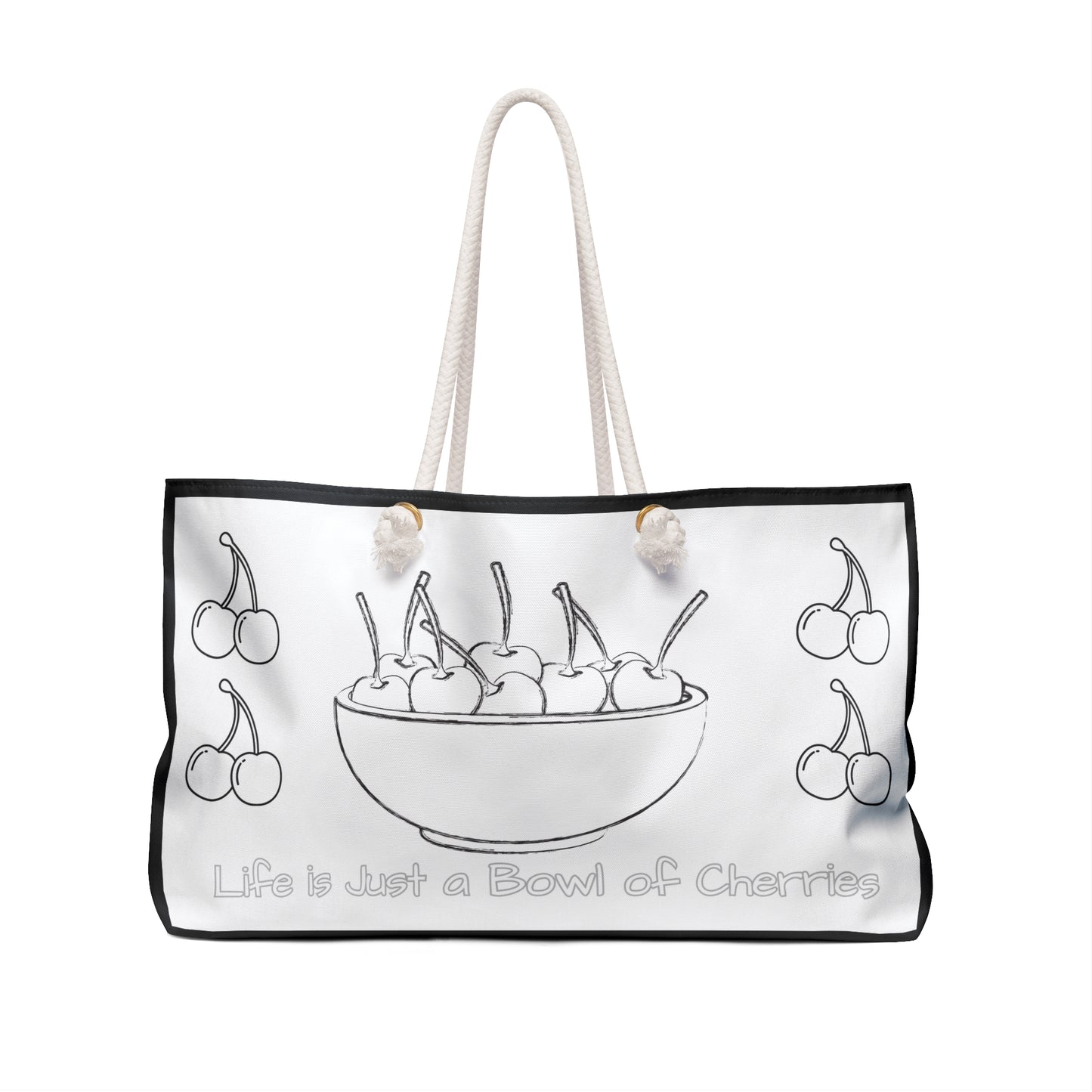 PBP COLOR ME!!! Bowl of Cherries Tote