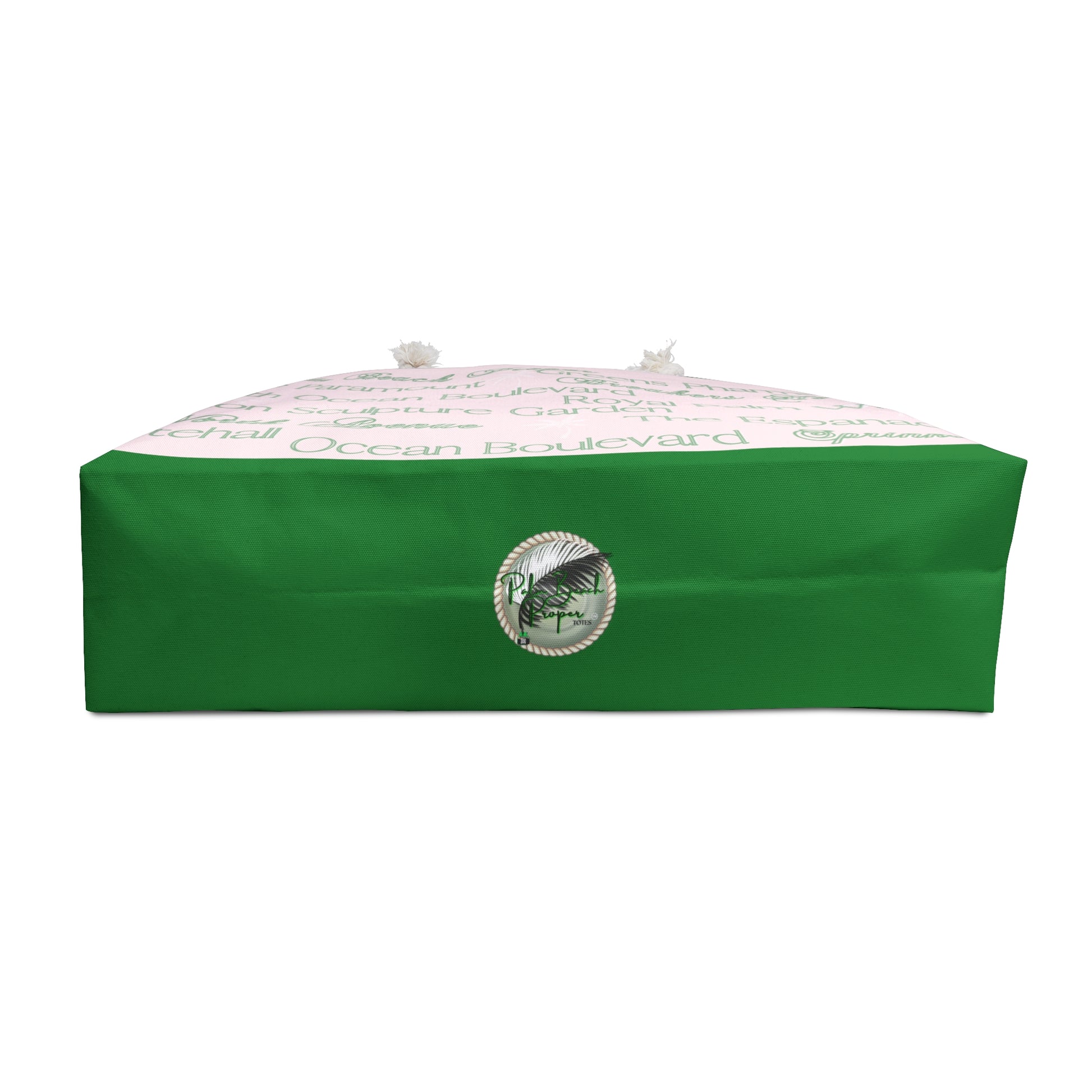 PBP Pink and Green Palm Beach Tote