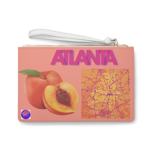 Faux Leather Clutch Bag