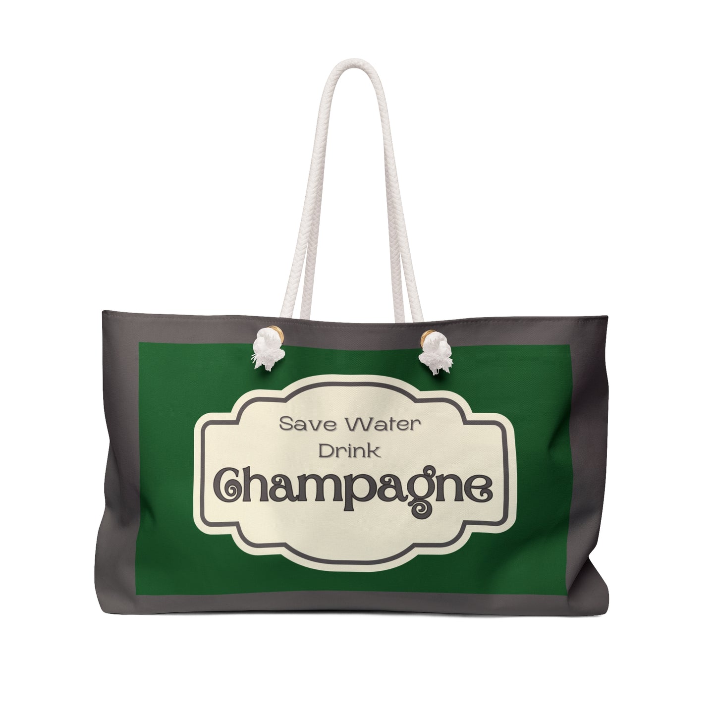 PBP Save Water, Drink Champagne Tote