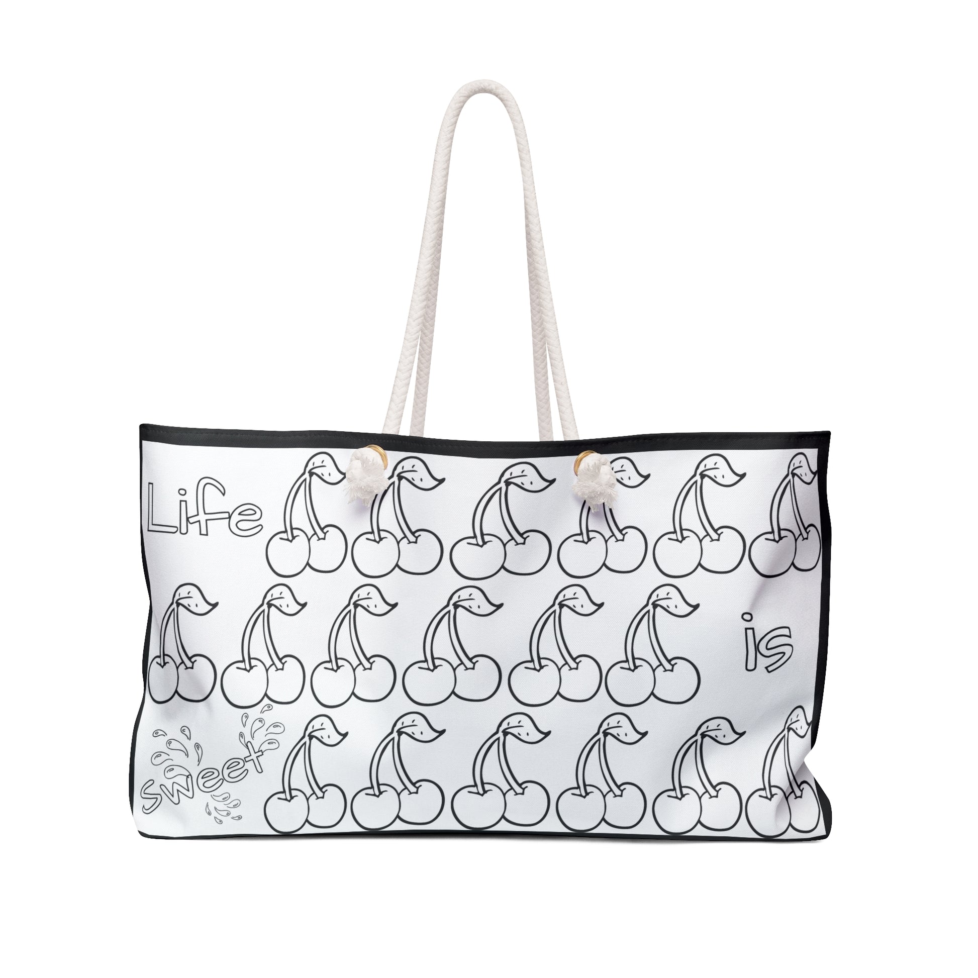 PBP COLOR ME!!! Bowl of Cherries Tote