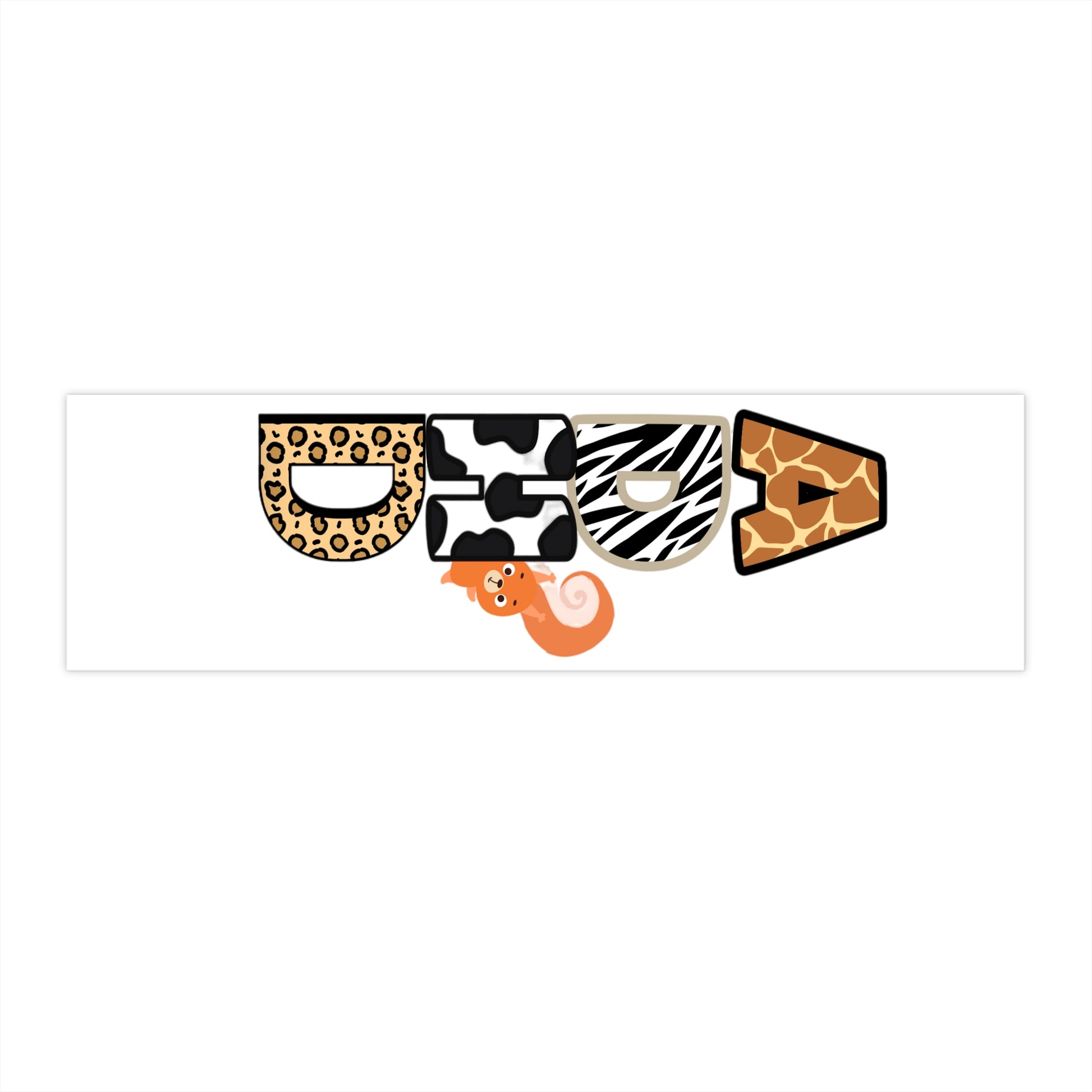 Safari Animal Print Bumper Stickers, Fun Car Decals for Animal Lovers, Unique Gifts for Birthdays, Road Trip Essentials, Car Accessories