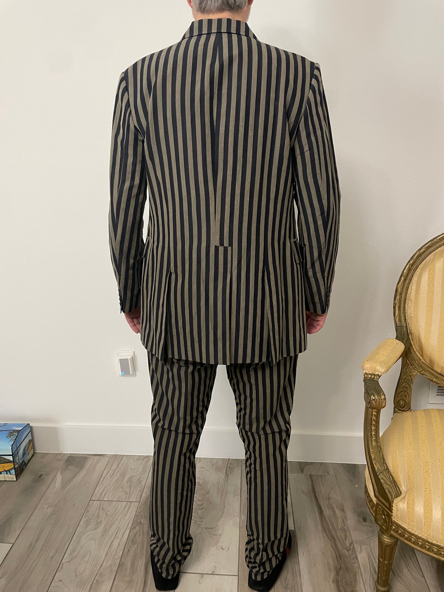John Varvatos Striped Vintage Suit