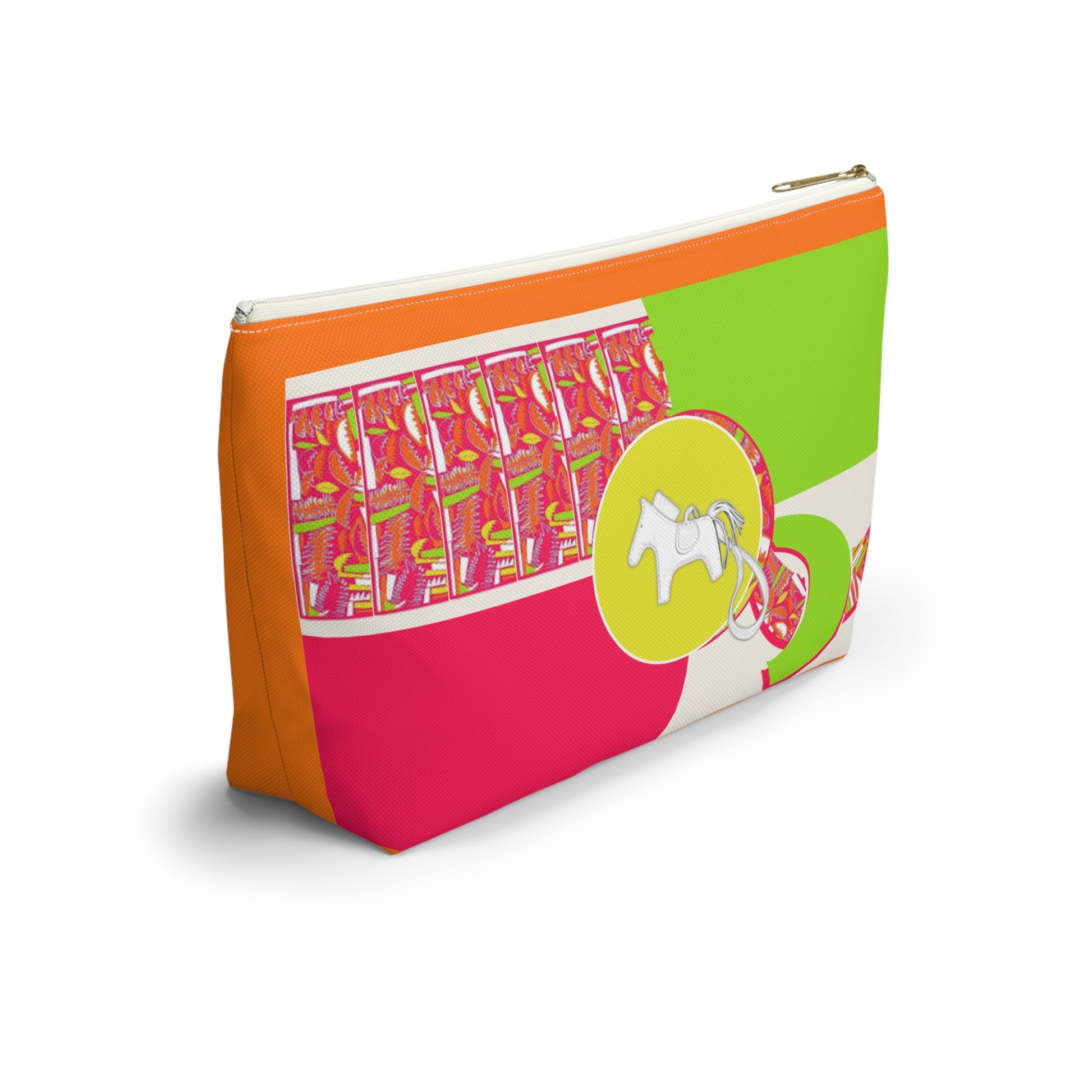 Twilly Away Vibrant Accessory Pouch, Colorful Makeup Bag, Travel Organizer, Fun Gift for Teens, Cute Pencil Case, Daily Essentials Holder