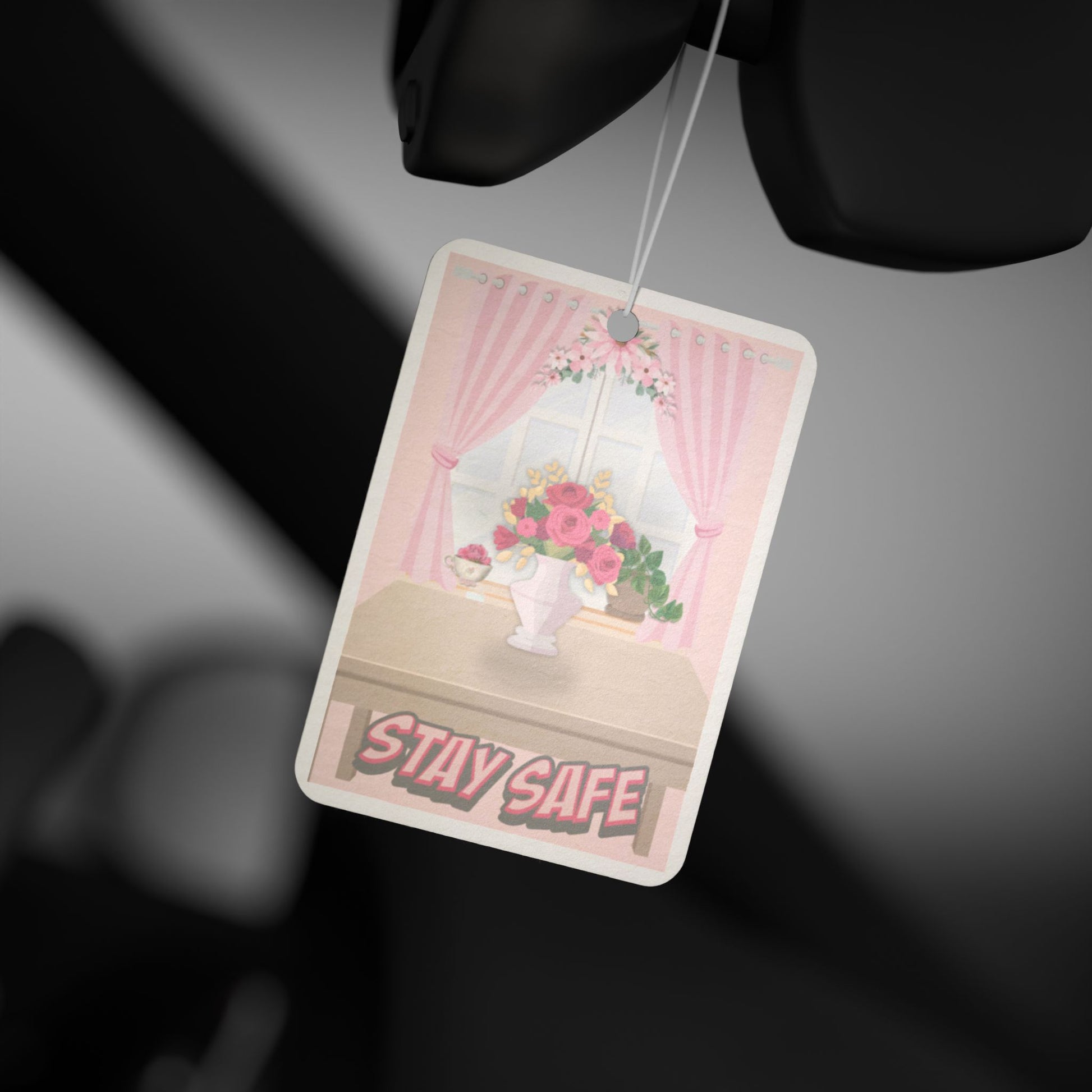 Cottage Cozy 2 Air Freshener  - Stay Safe Car Fragrance, Cute Car Decor, Gift for Pet Lovers, Mother's Day, Travel Essentials