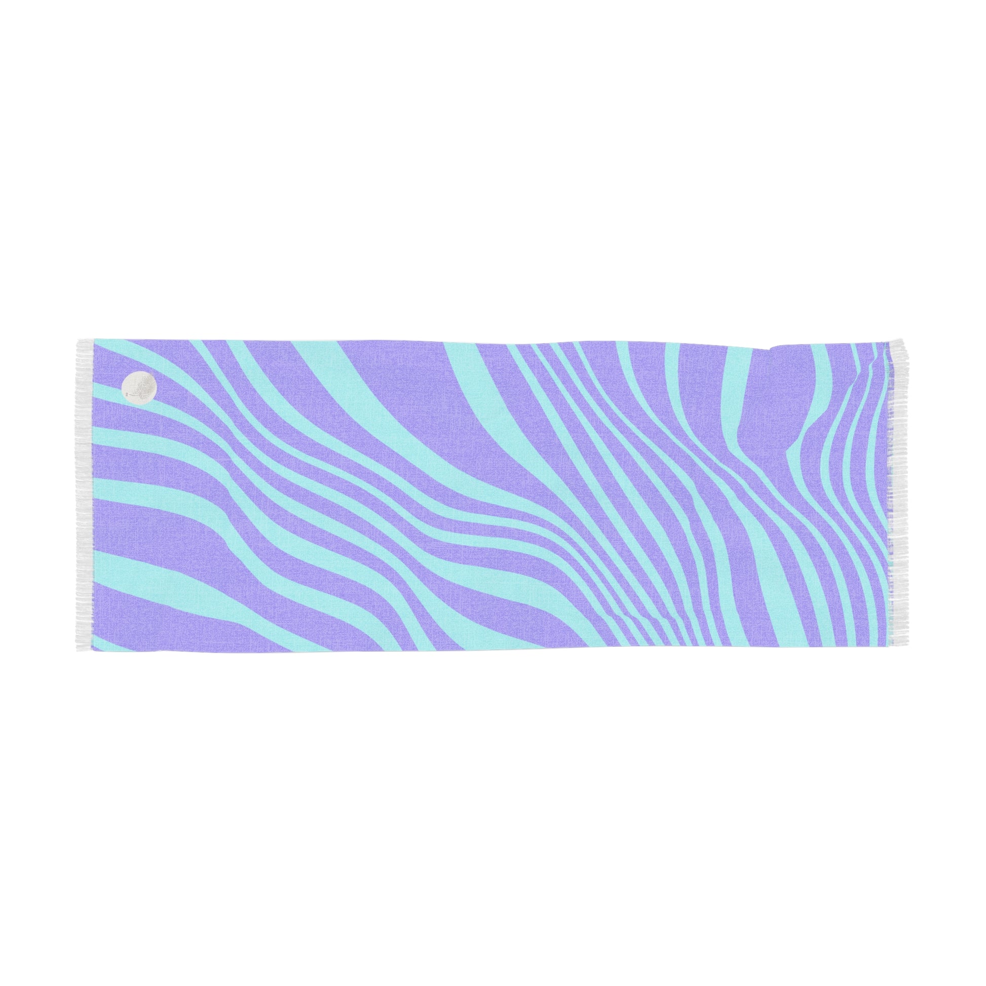 AQUA/PURPLE BATHING SUIT WRAP (27X71)
