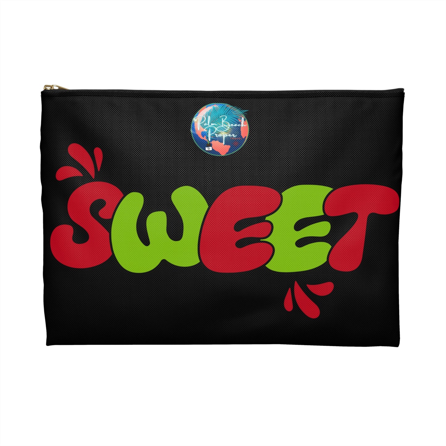 Poppin' Cherry Accessory Pouch for Sweet Lovers, Makeup Bag, Organizing Purse, Gift for Cherry Lovers, Cute Storage